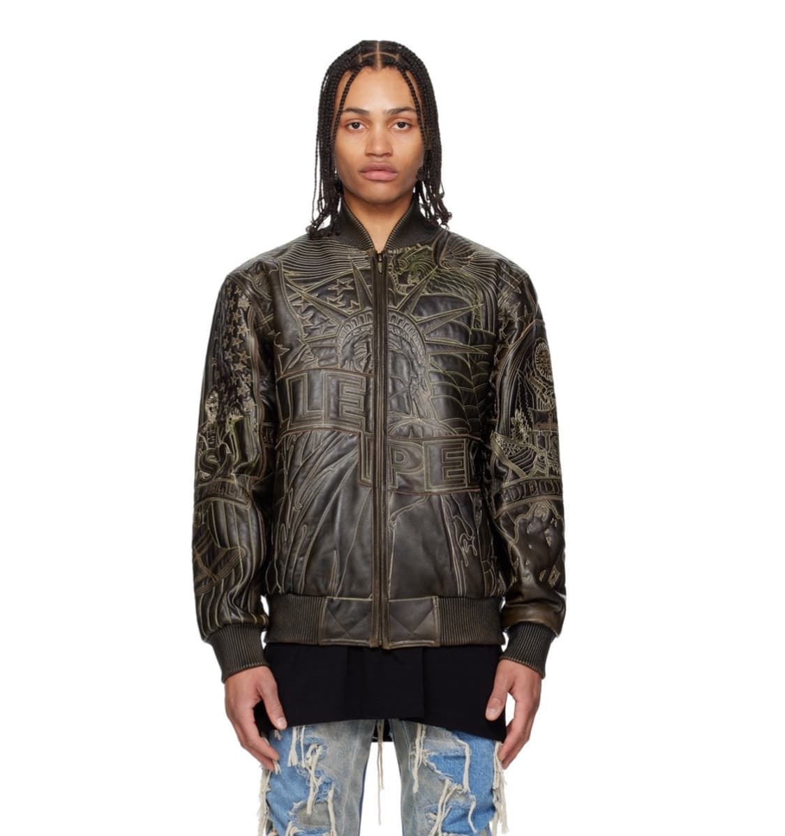 Pelle Pelle x Who Decides War 2026 레더 자켓 상품이미지1