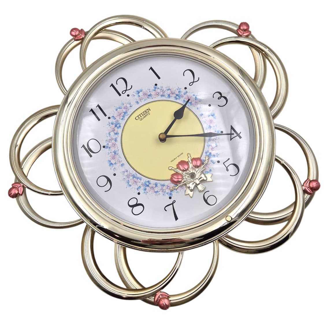 70s 시티즌 튤립 꽃잎 멜로디 괘종 벽시계 상품이미지2