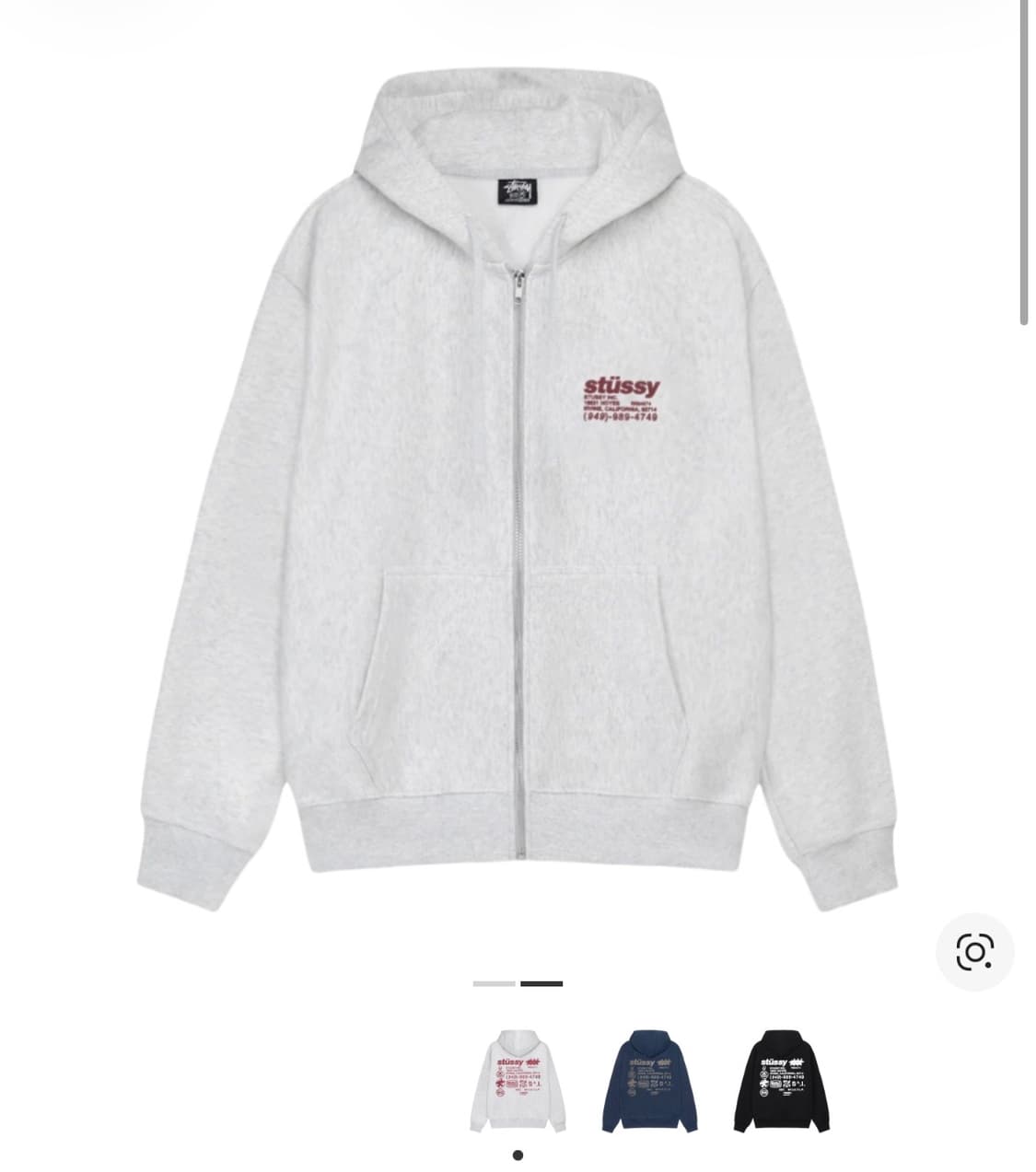 스투시 dna 후드집업 상품이미지2