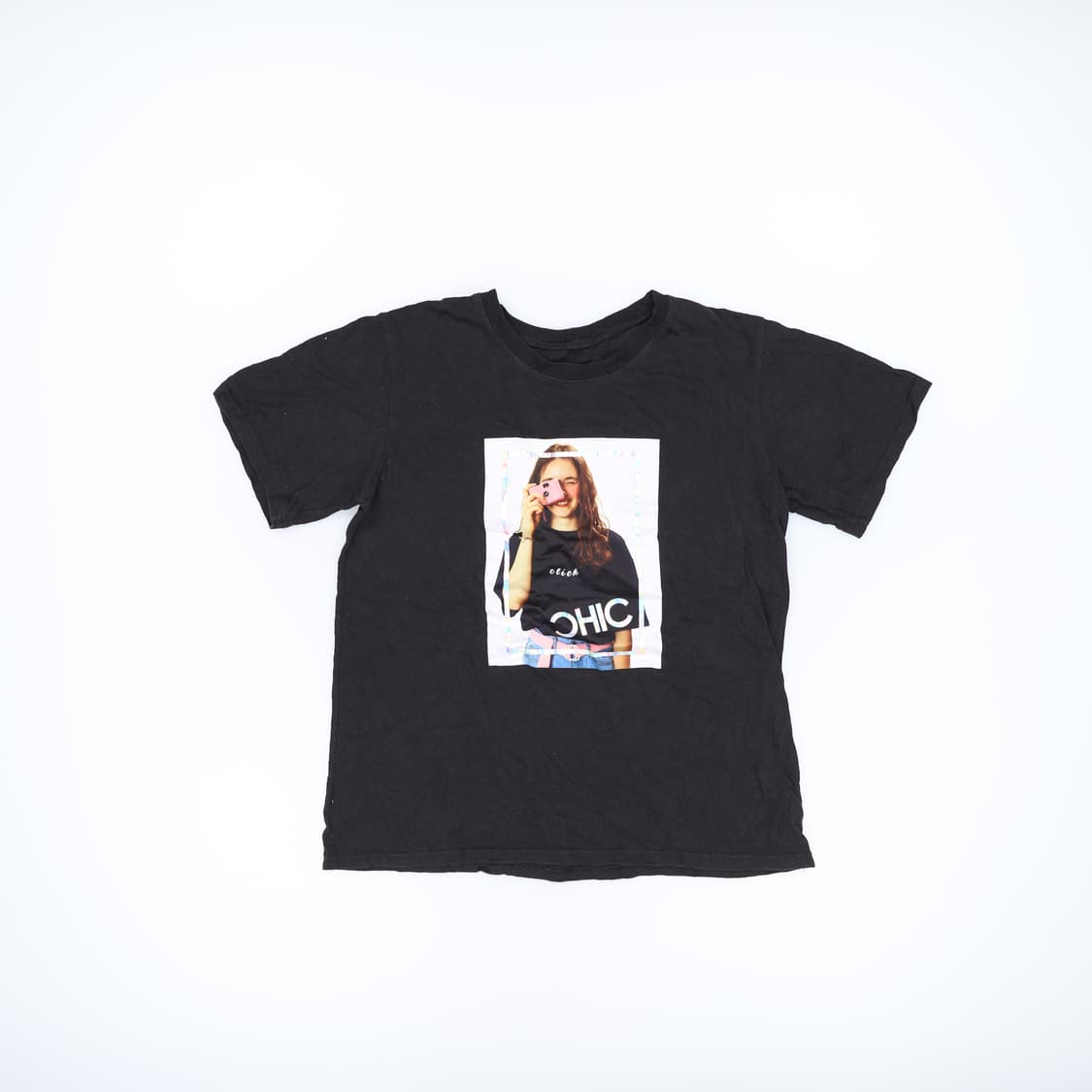 실측확인 빈티지 프린팅 반팔 0430H 상품이미지1