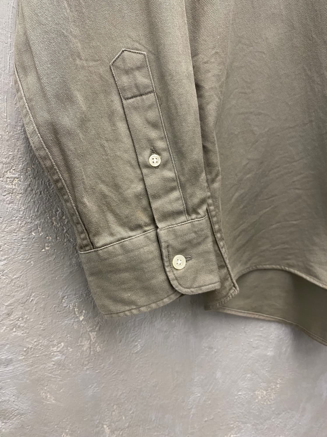 [M] 90s Polo 폴로 랄프로렌 그레이 코튼 셔츠 상품이미지3