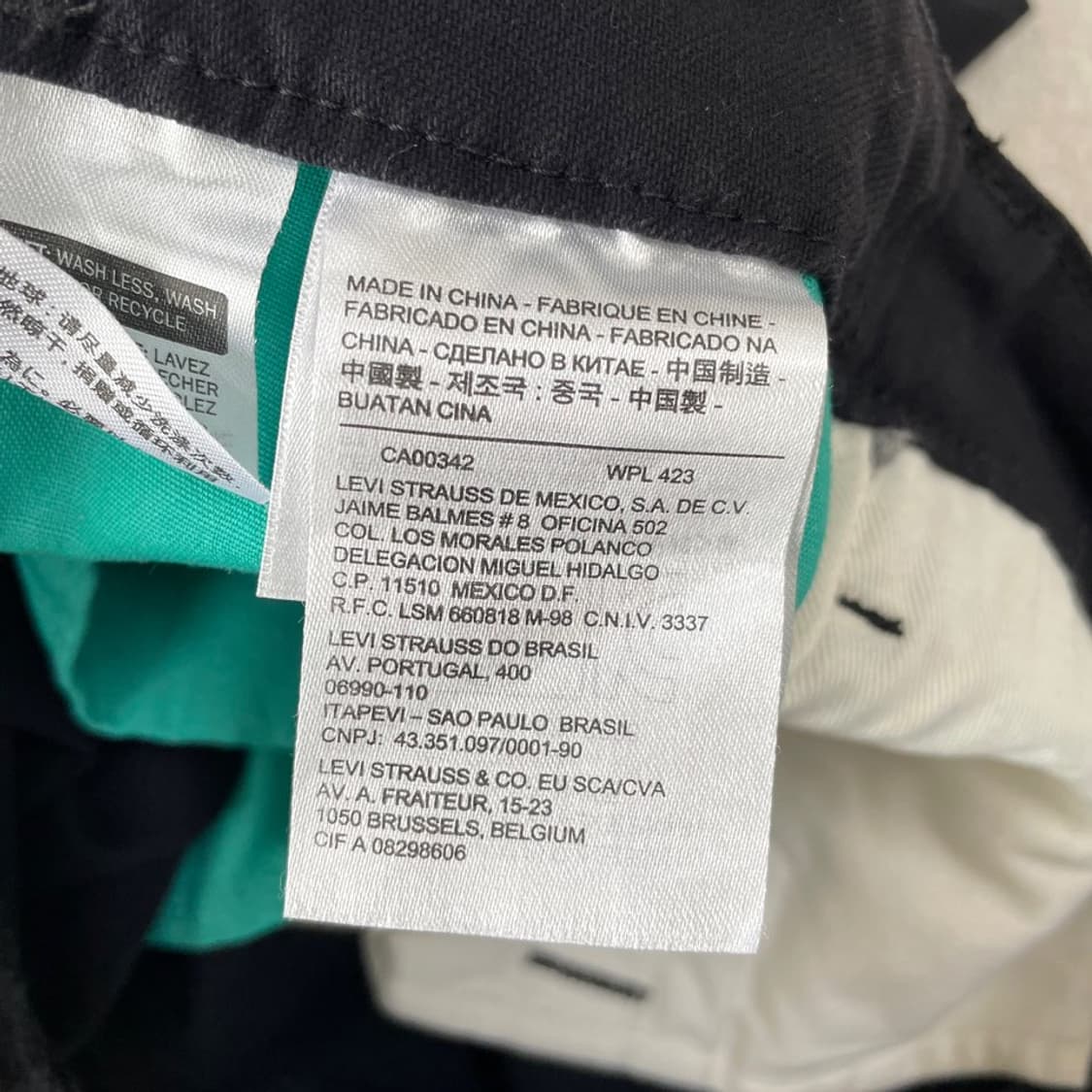 32 리바이스 커뮤터 카고 팬츠 블랙진 바지 상품이미지4