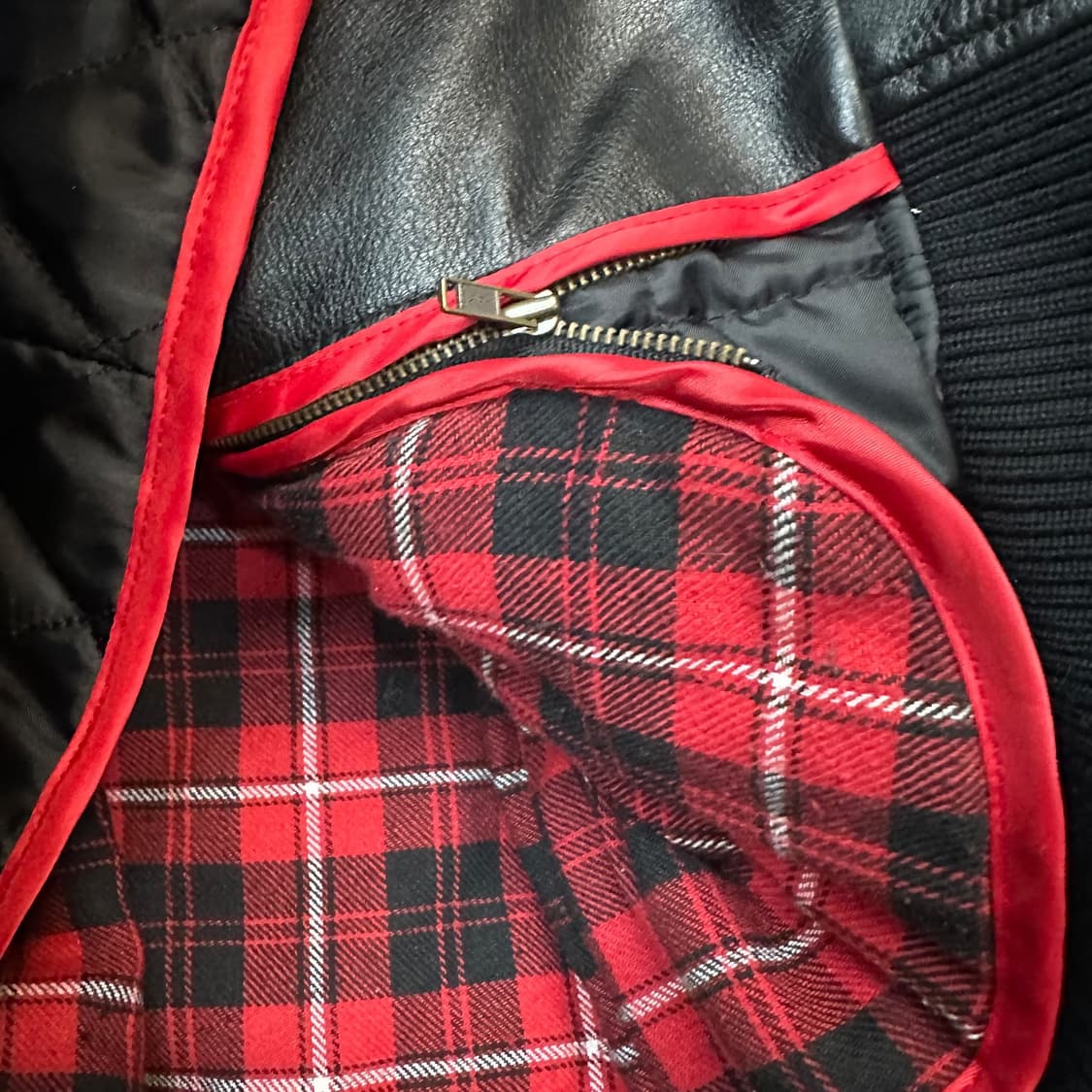 로커드 레더 블루종 자켓 상품이미지8