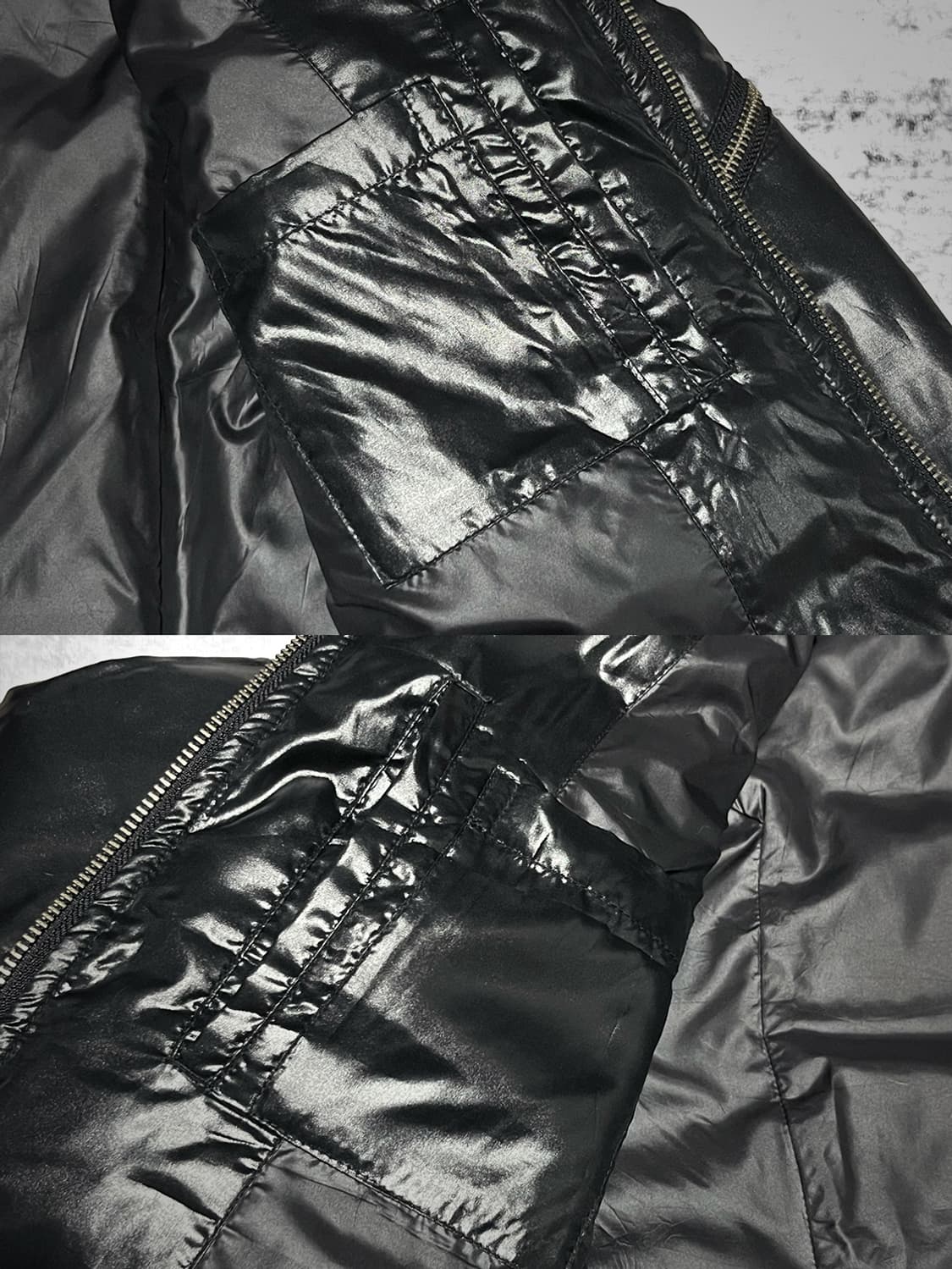 (monsieur nicole) 00s glossy padded jack 상품이미지8