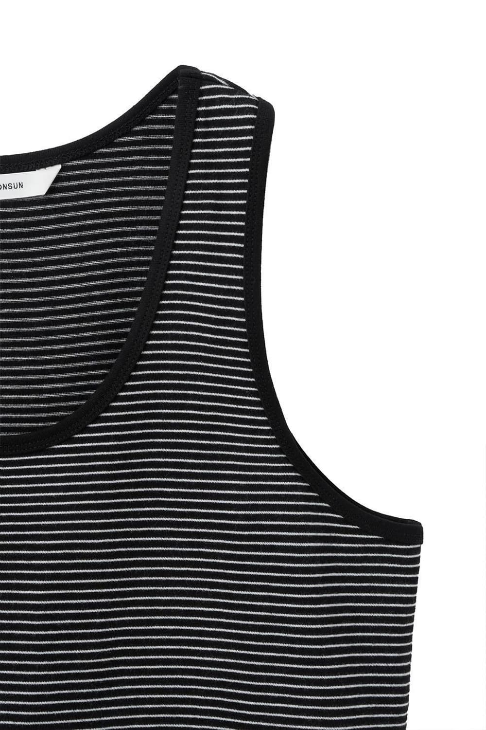 문선 스트라이프 슬리브리스 2PACK (UNISEX） 상품이미지3