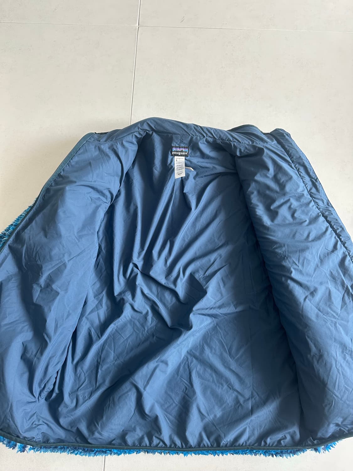 10s 딥파일 플리스 아즈텍 블루 L 상품이미지3