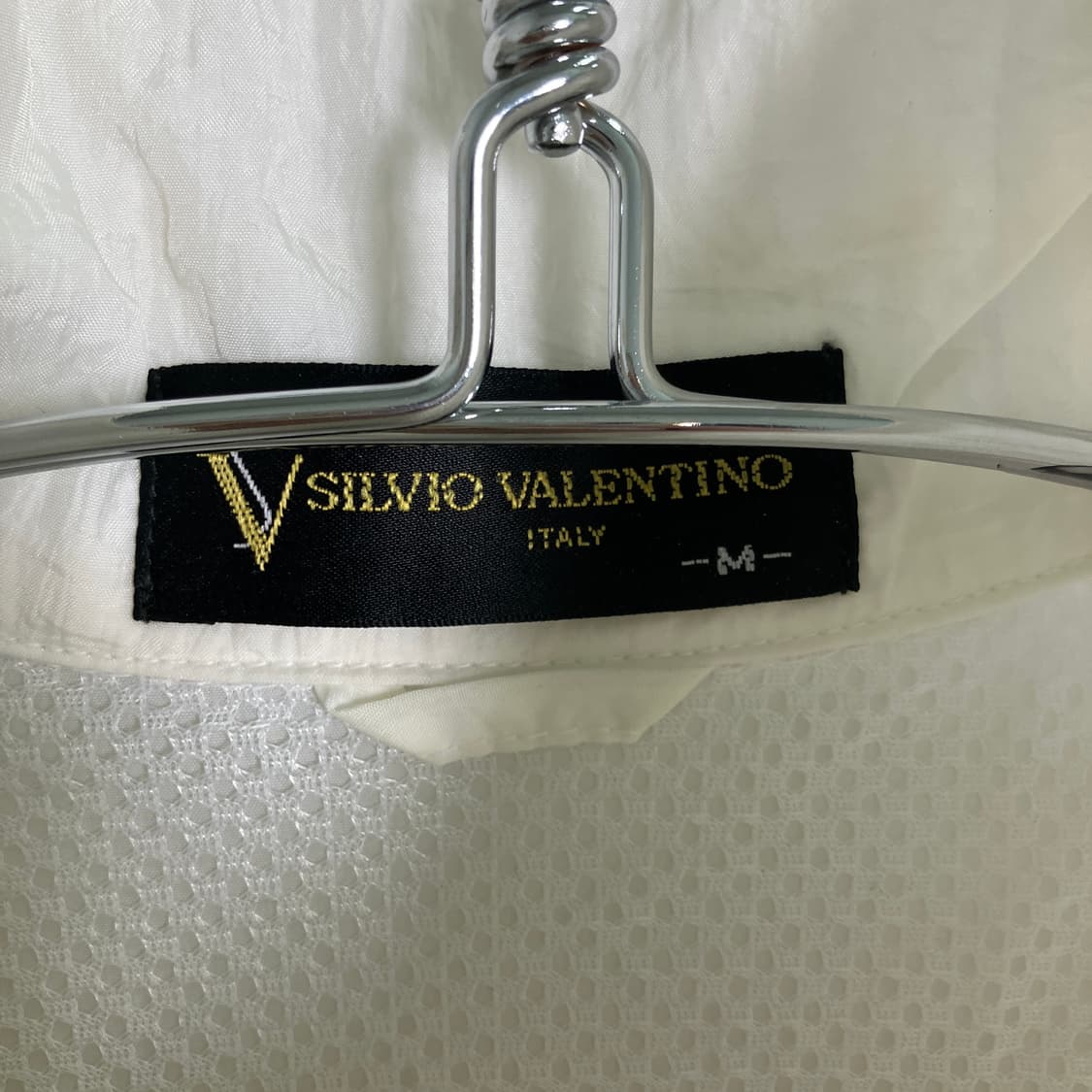 실비오 발렌티노 화이트 빈티지 라이트 자켓 M 상품이미지3