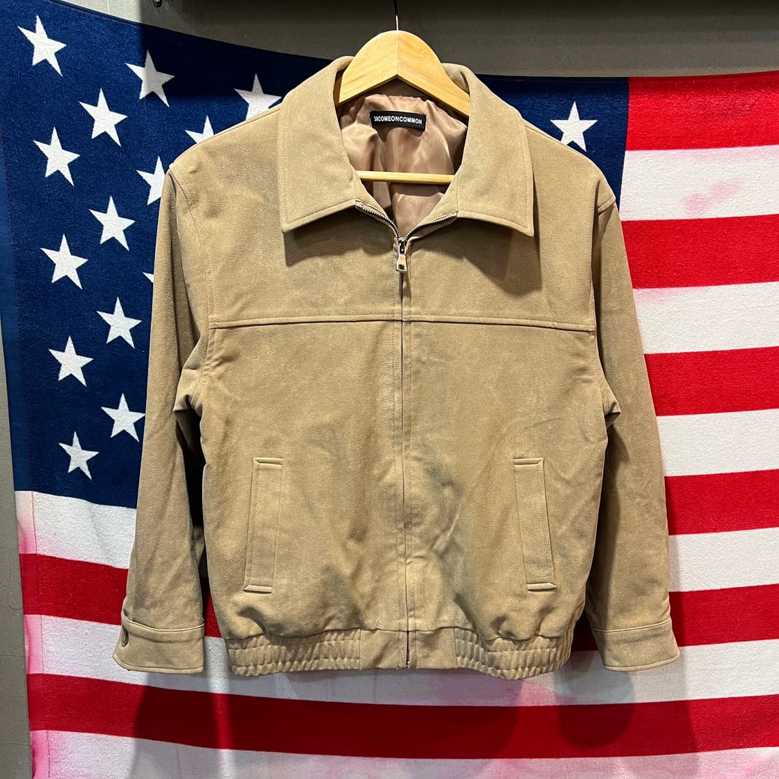 38컴온커먼 스웨이드 자켓 상품이미지1