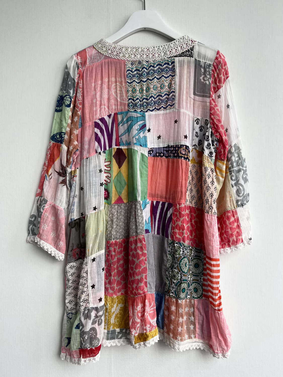 Burette Club 빈티지 체크패치 블라우스 상품이미지5