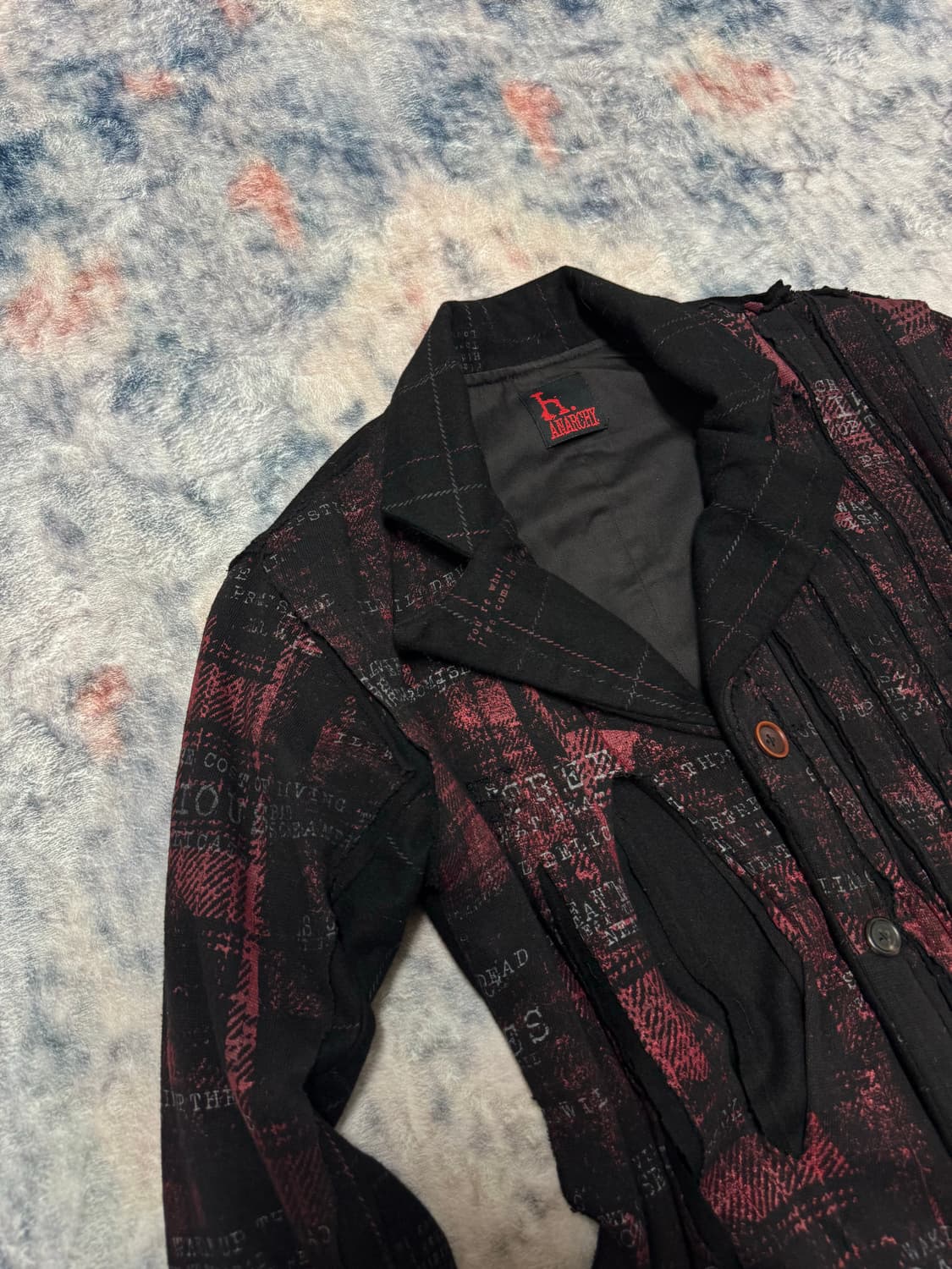 H.anarchy 00s archive distressed punk ja 상품이미지3