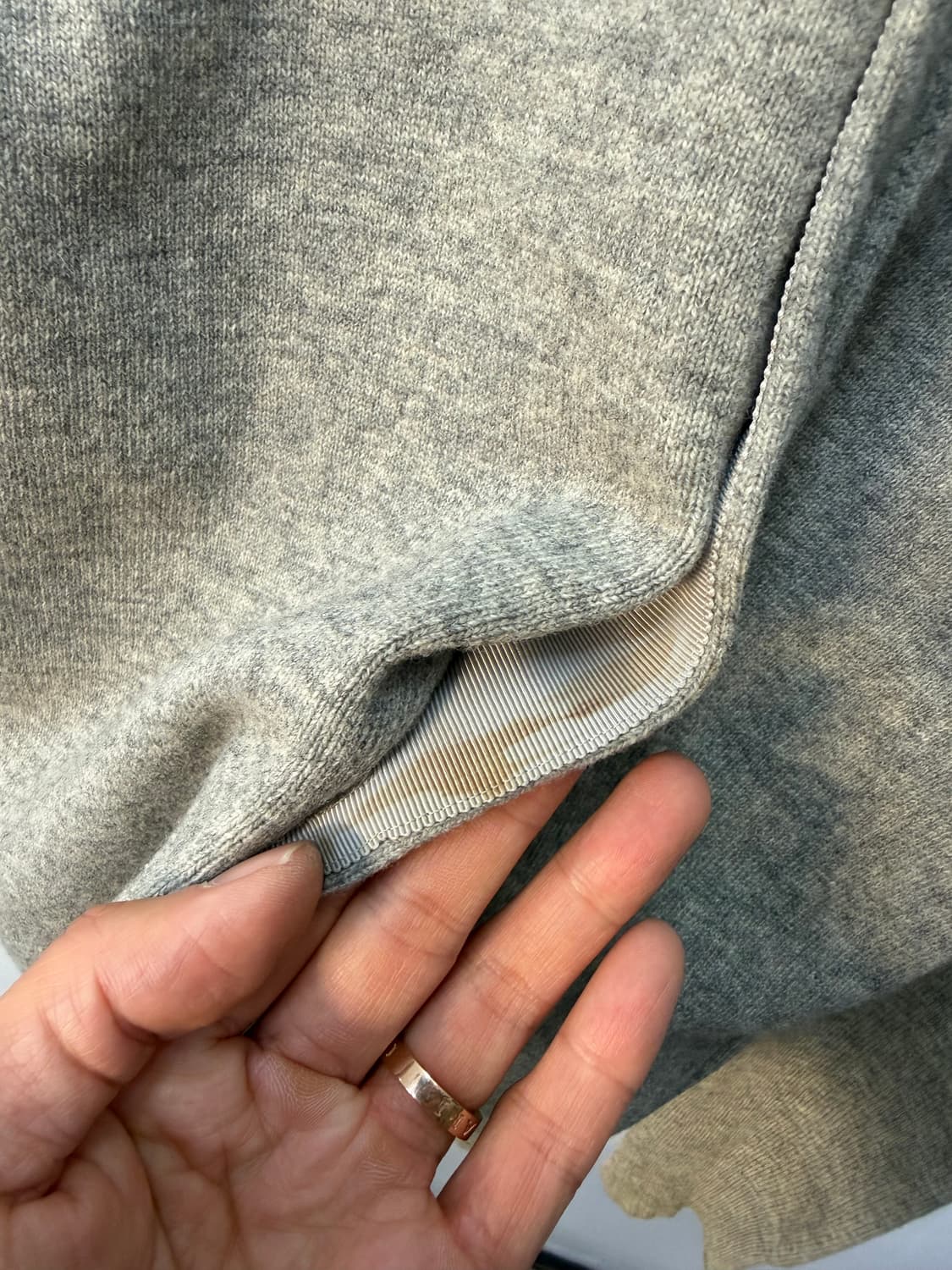 매장판정품) 꼼데가르송 여성 그레이 가디건 S 상품이미지4