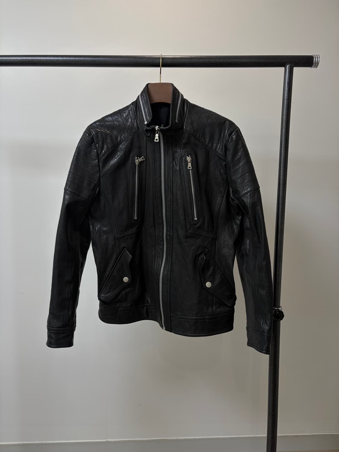 (XL) Guess 게스 양가죽 바이커 자켓 상품이미지1