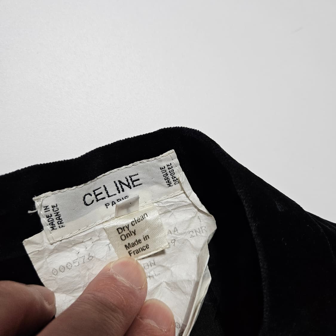 빈티지 셀린느 벨벳 셋업[44] 상품이미지8