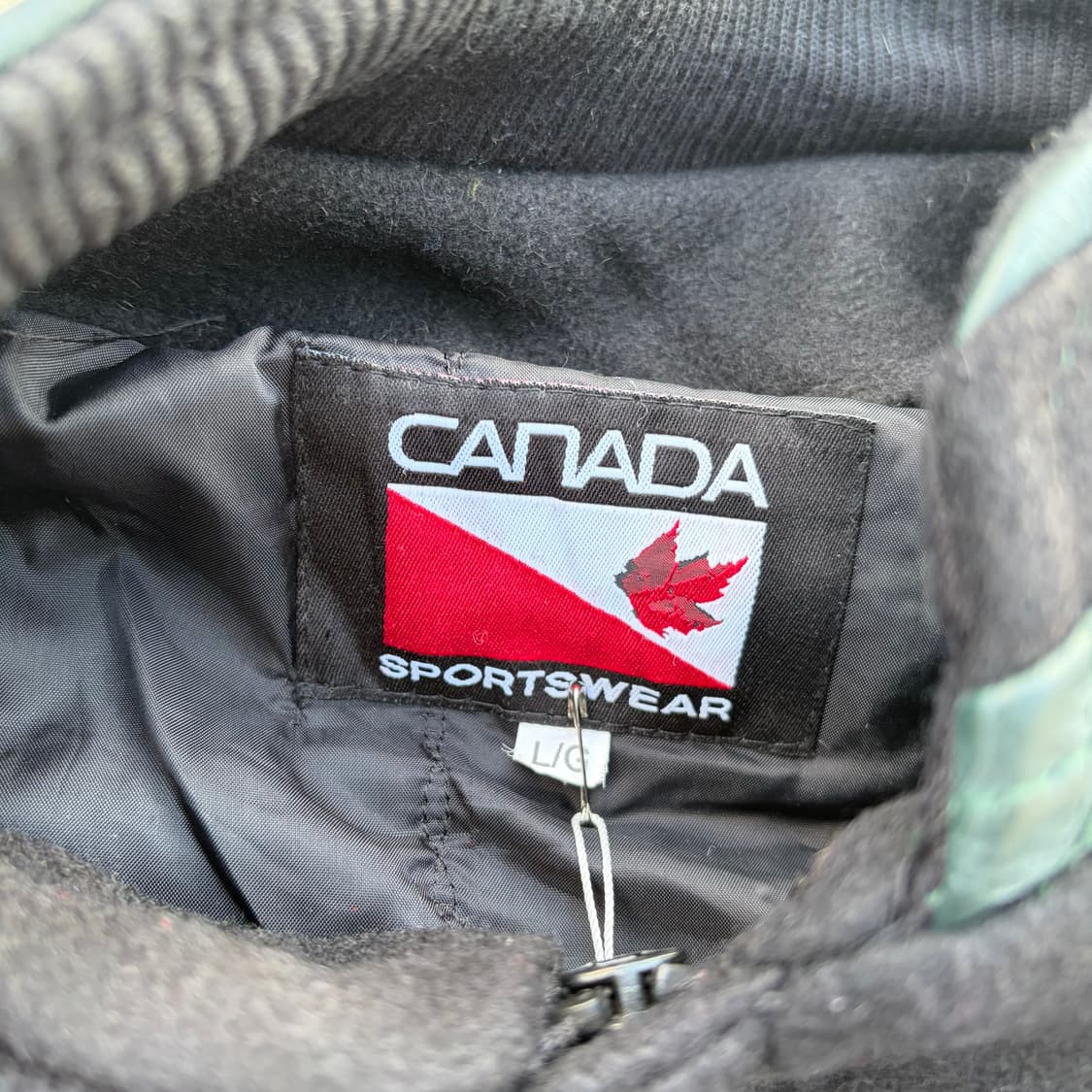 90s CANADA 빈티지 울 바시티 자켓 L 상품이미지6