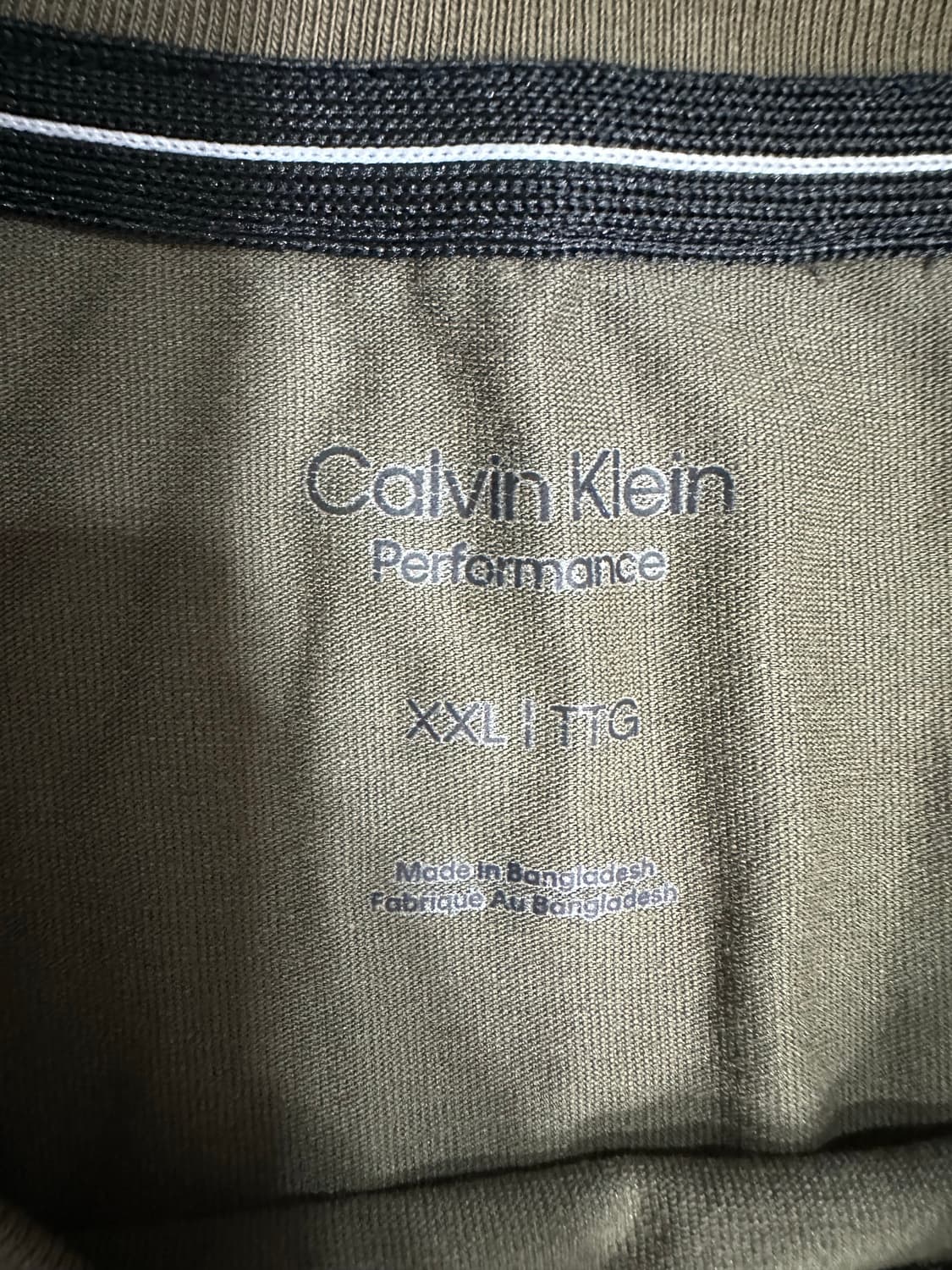 캘빈클라인(Calvin Klein) 포켓 롱슬리브 티셔츠 카키 긴팔 XL 상품이미지4