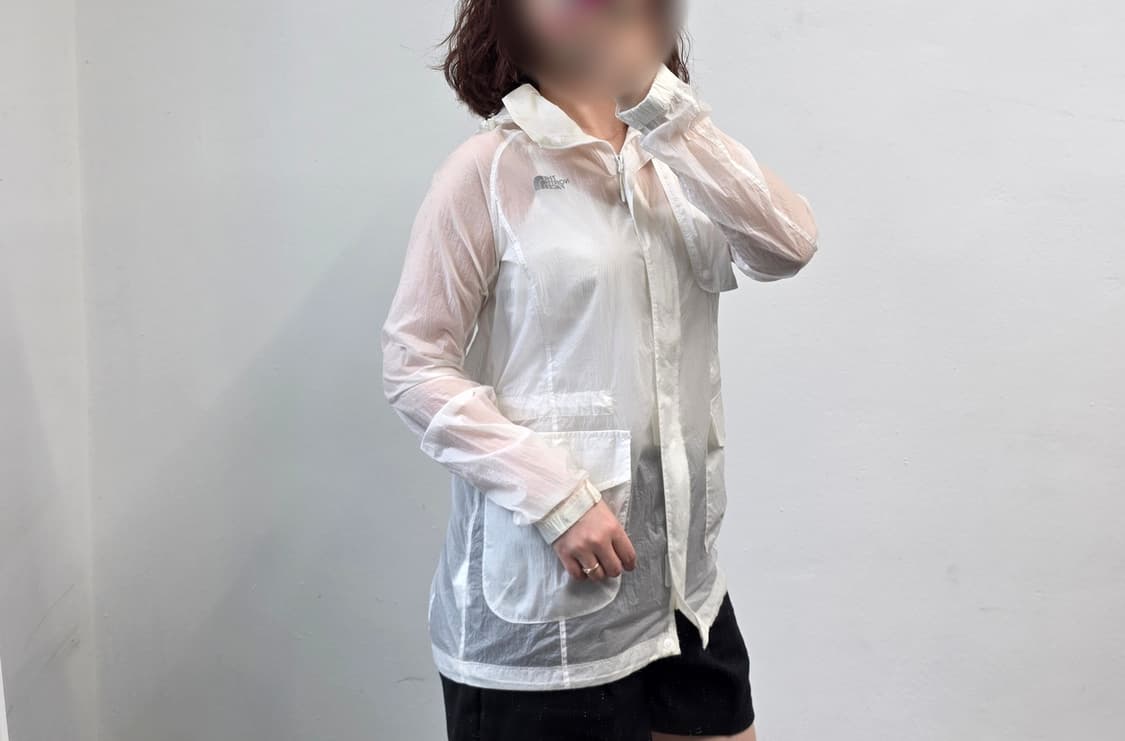 [프립]노스페이스 화이트라벨 시스루 바람막이 상품이미지1