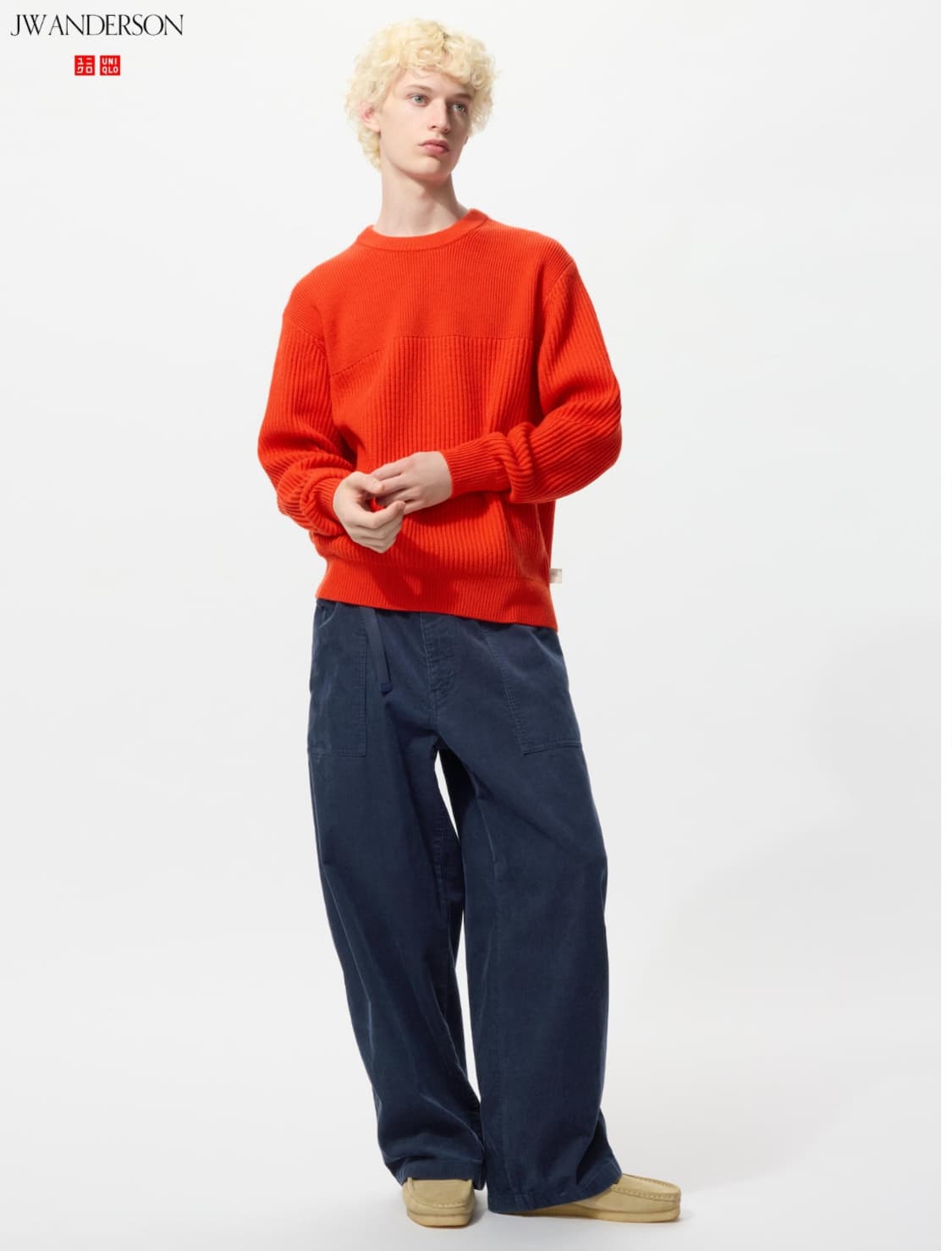 유니클로 x jw앤더슨 코듀로이 워크팬츠 팝니다 상품이미지1