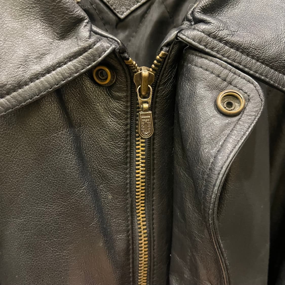 90's cow leather jacket 상품이미지2