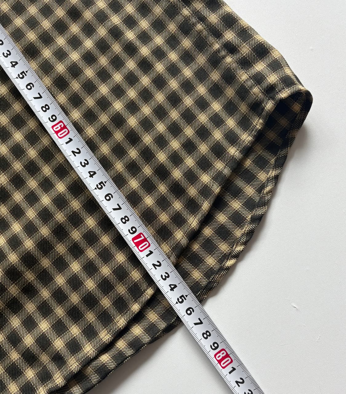 입생로랑 90‘s 빈티지 체크 셔츠 상품이미지9