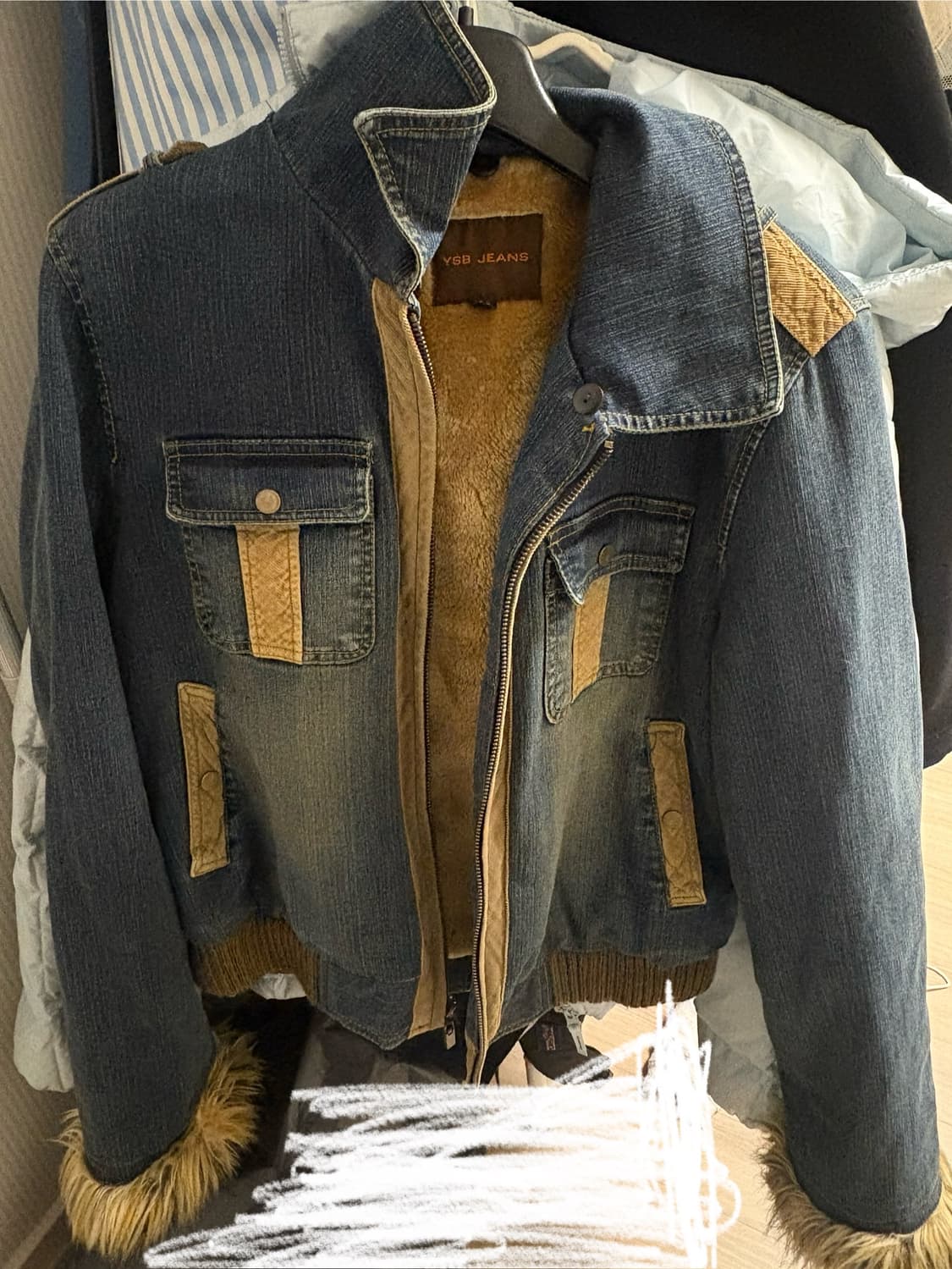 빈티지 데님 누빔 자켓 90 상품이미지1