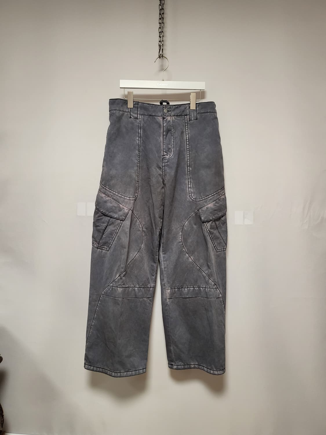 XTONZ 뒷밴딩 워싱 코튼팬츠 상품이미지1