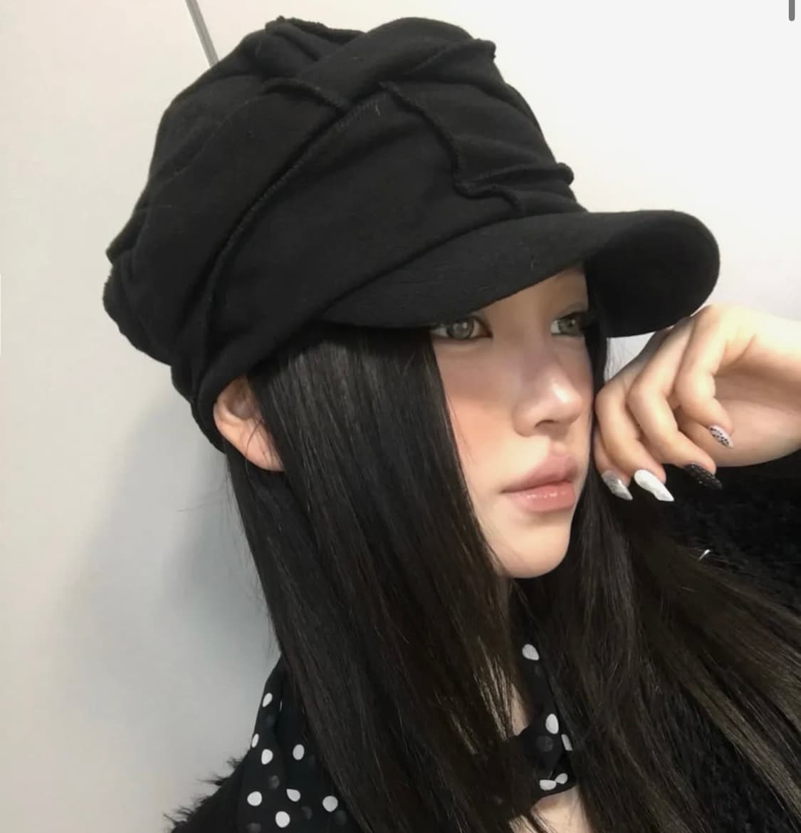 플레어업 Soi Draped Cap (FL-743_Black) 상품이미지1
