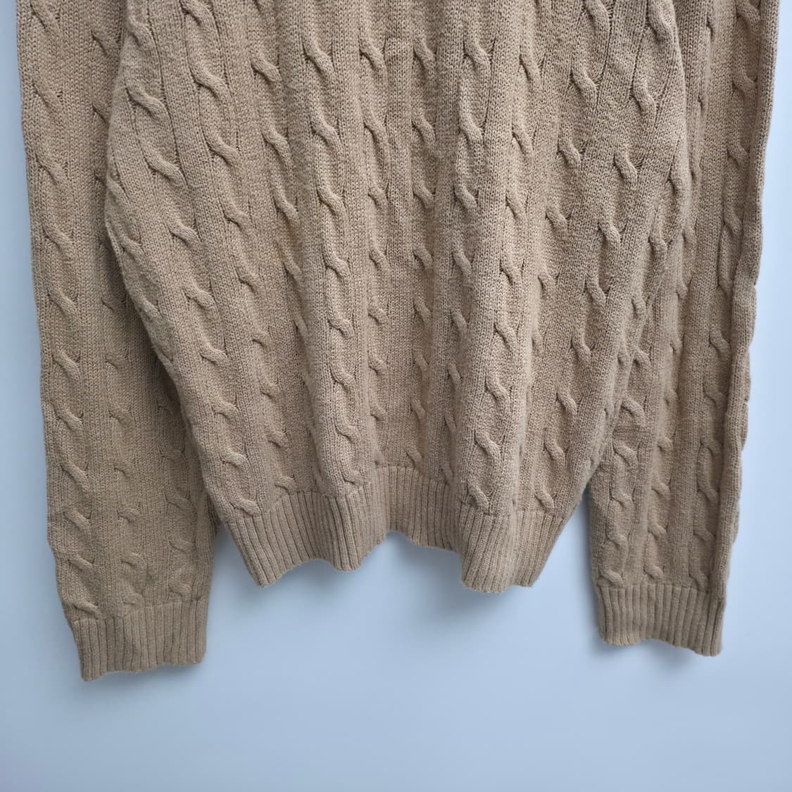 [XXL] 폴로 랄프로렌 케이블 니트 베이지 상품이미지3