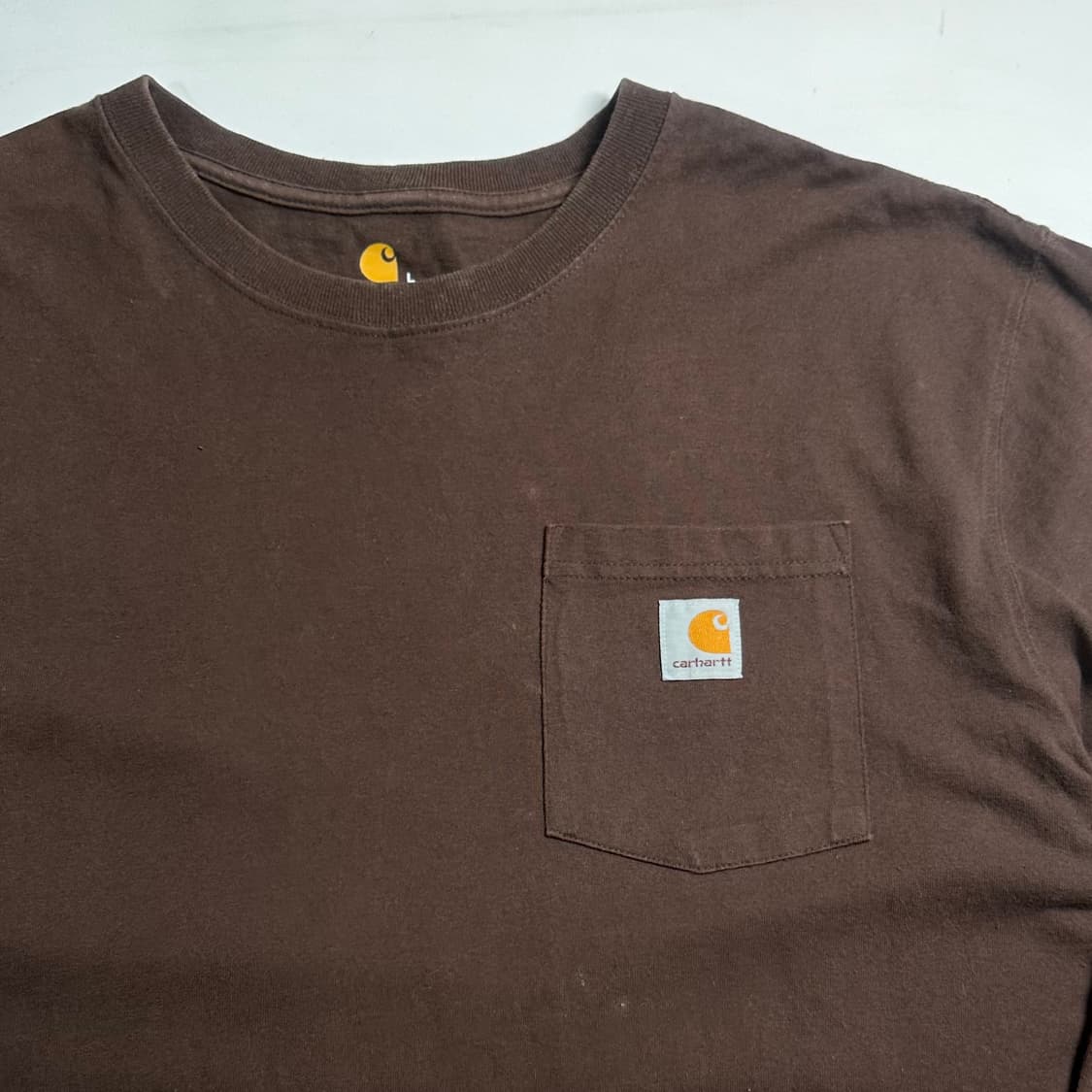 칼하트 브라운 롱 슬리브   상품이미지4