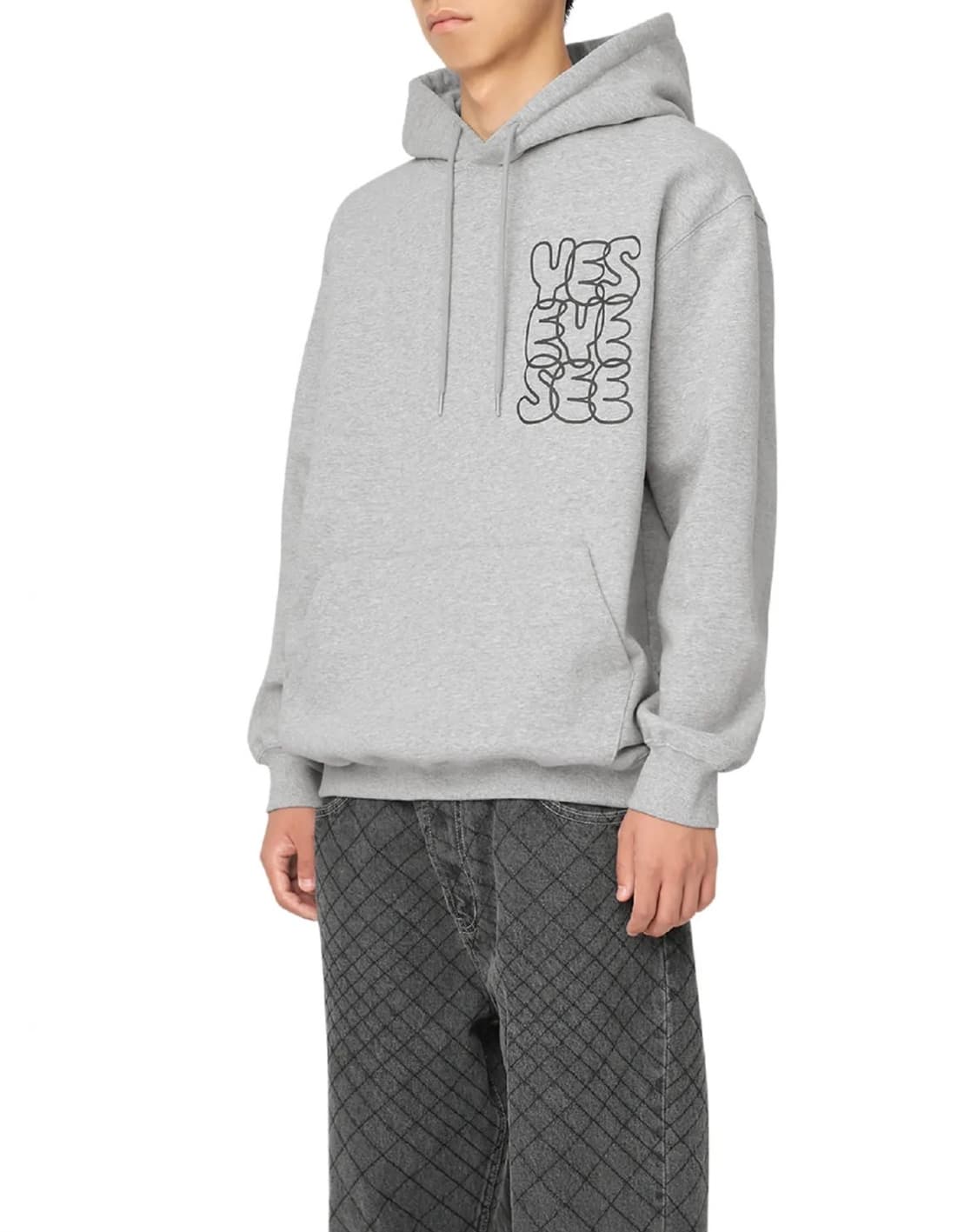 예스아이씨 C-Logo Hoodie Grey 상품이미지2