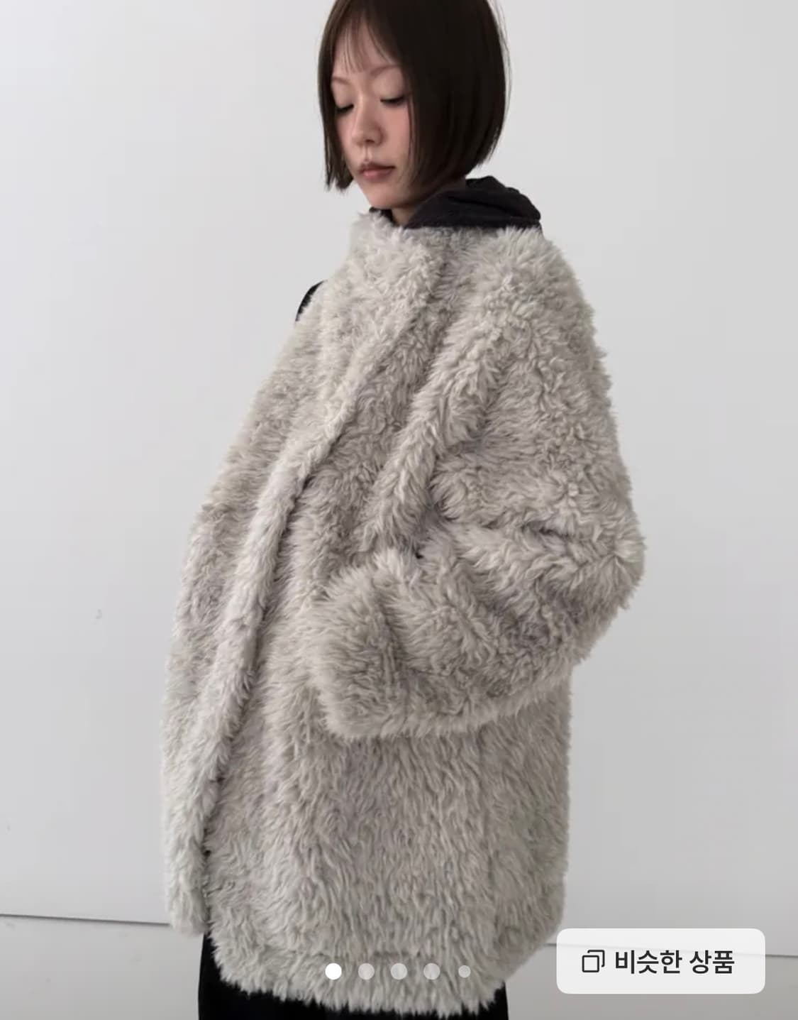 베르크서울 퍼자켓 그레이 상품이미지1