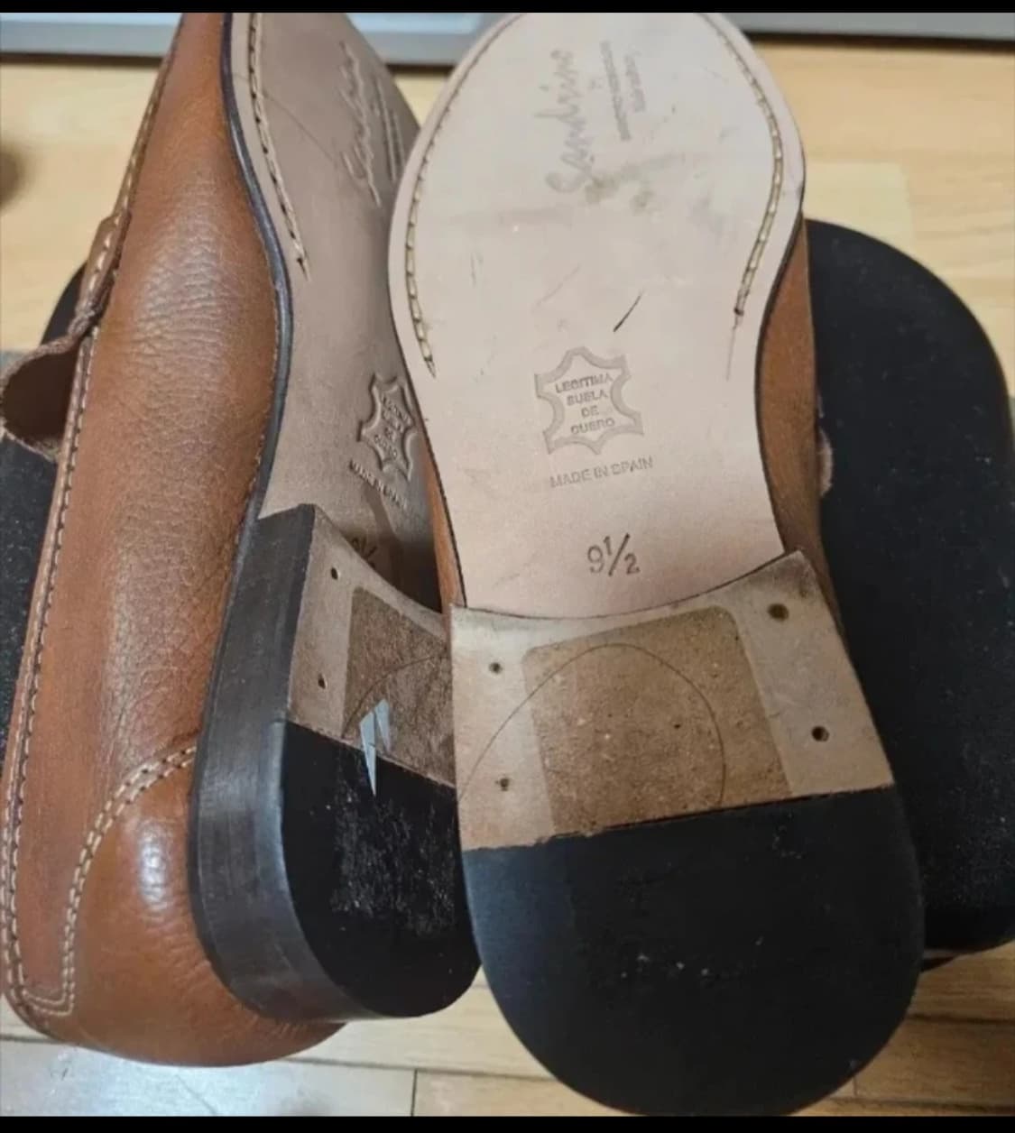 산드로 모스콜로니 가죽 남성 로퍼 275mm 상품이미지4