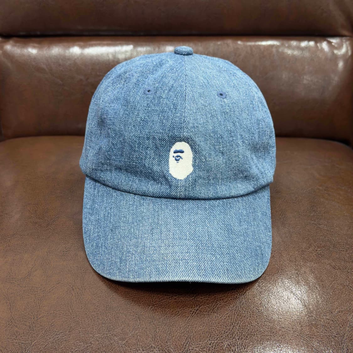 베이프 데님 로고 볼캡 상품이미지2