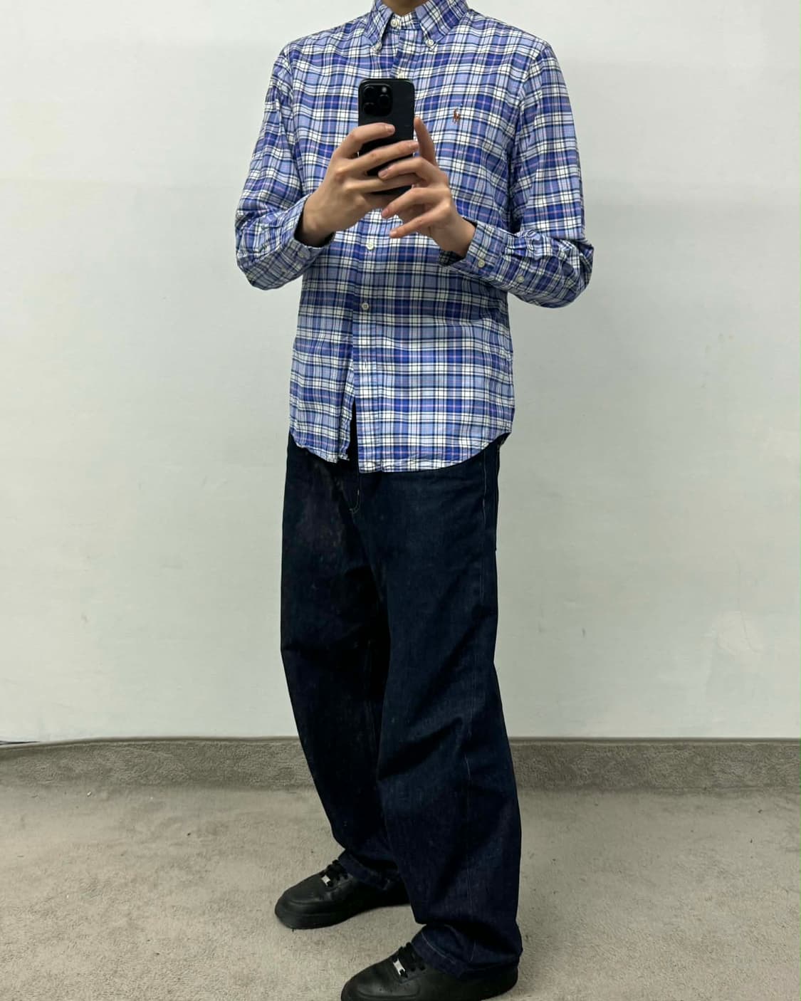 [M] 폴로 랄프로렌 클래식핏 체크 셔츠 상품이미지1