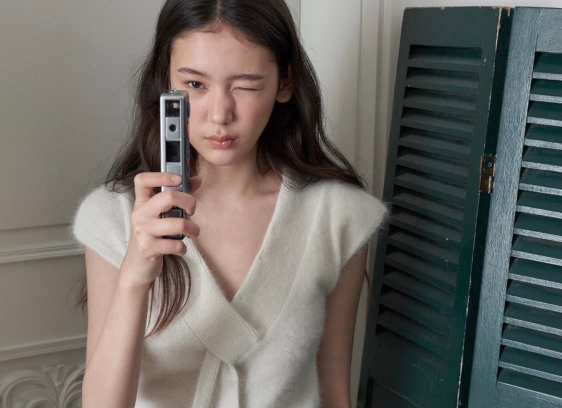 [구해요] 르베인 Angora Tie Knit (Ivory) S사이즈 상품이미지1