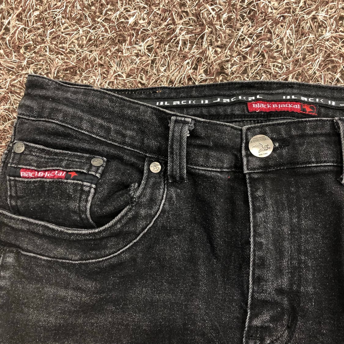 블랙비자칼 흑청 바이커 데님 팬츠 상품이미지3