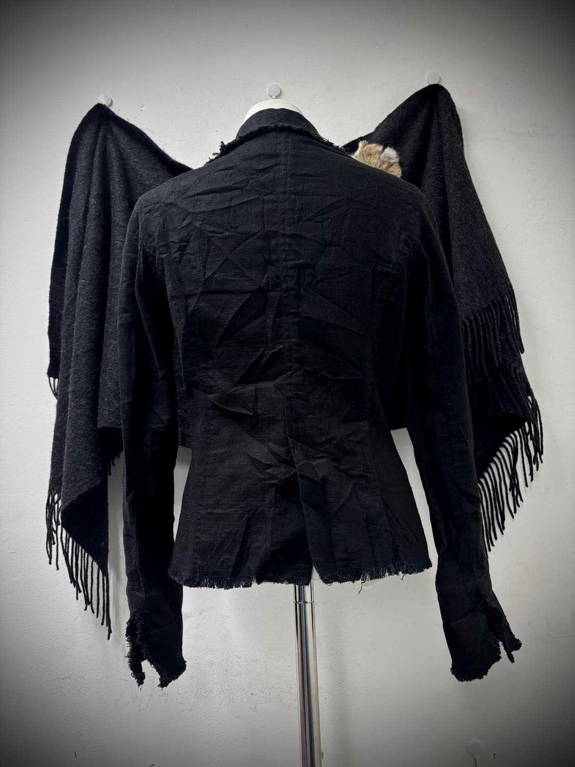 Grunge Cut Detail Black Femme Jacket 상품이미지9