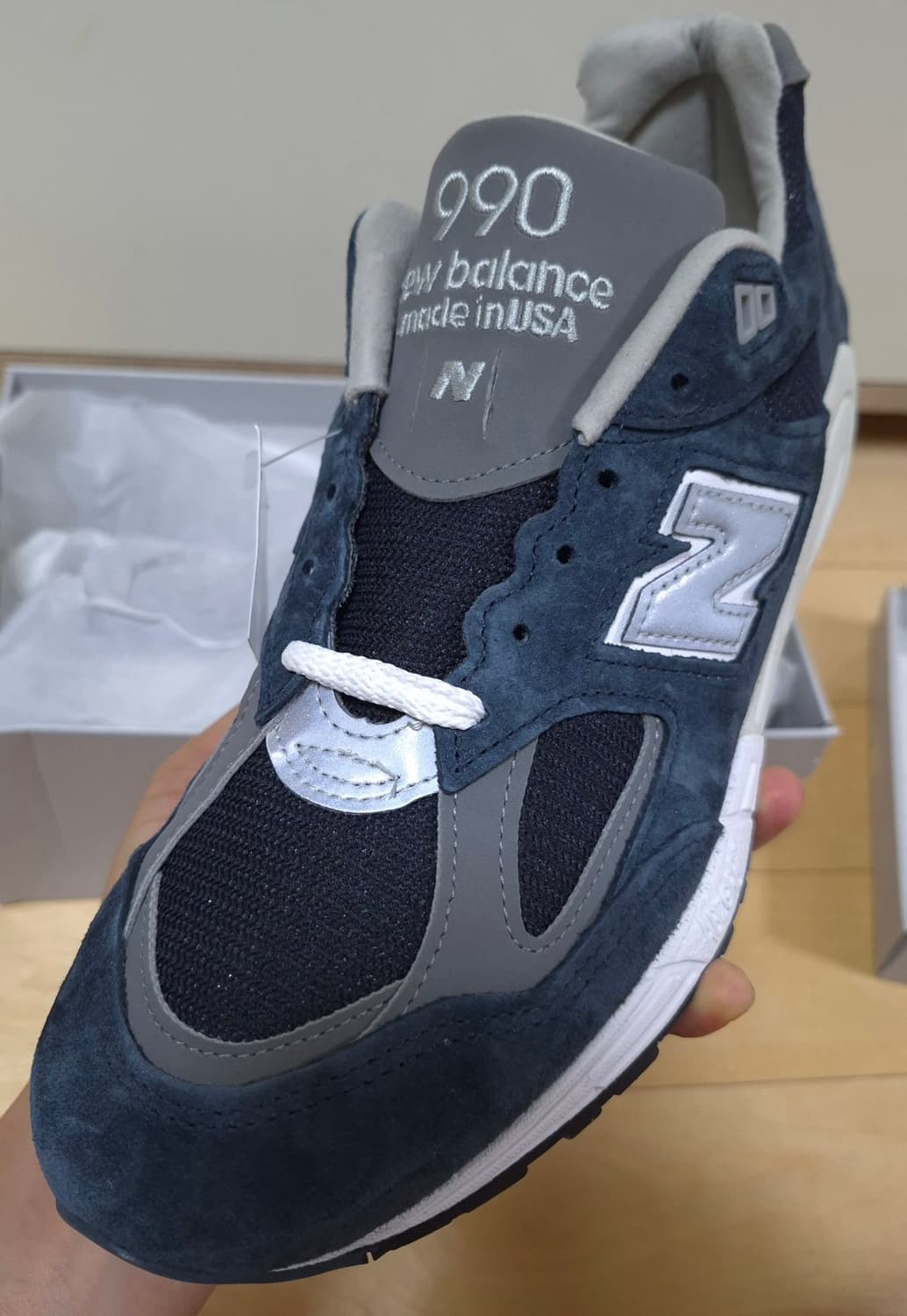 [275]뉴발란스 990v2 네이비 상품이미지1