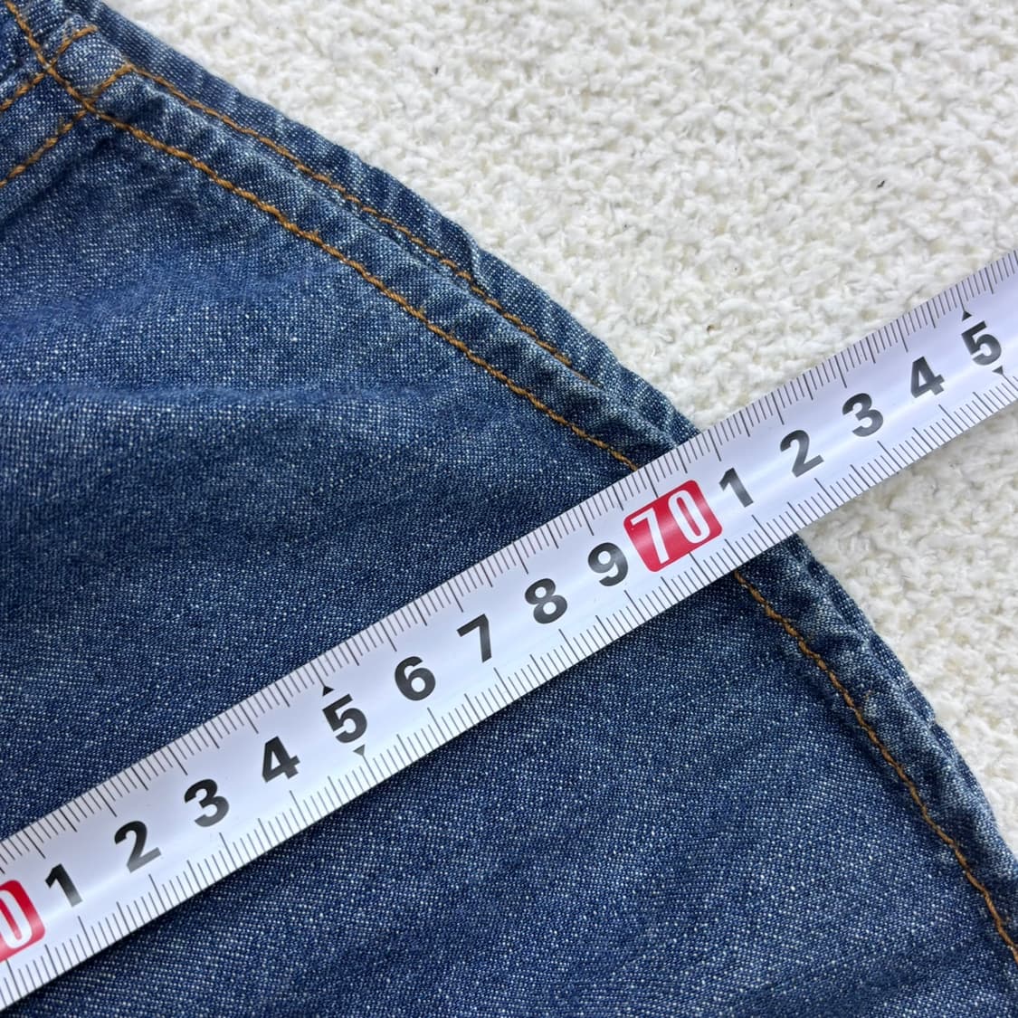 L 자라맨 슬림핏 웨스턴 데님 셔츠 0319E 상품이미지6