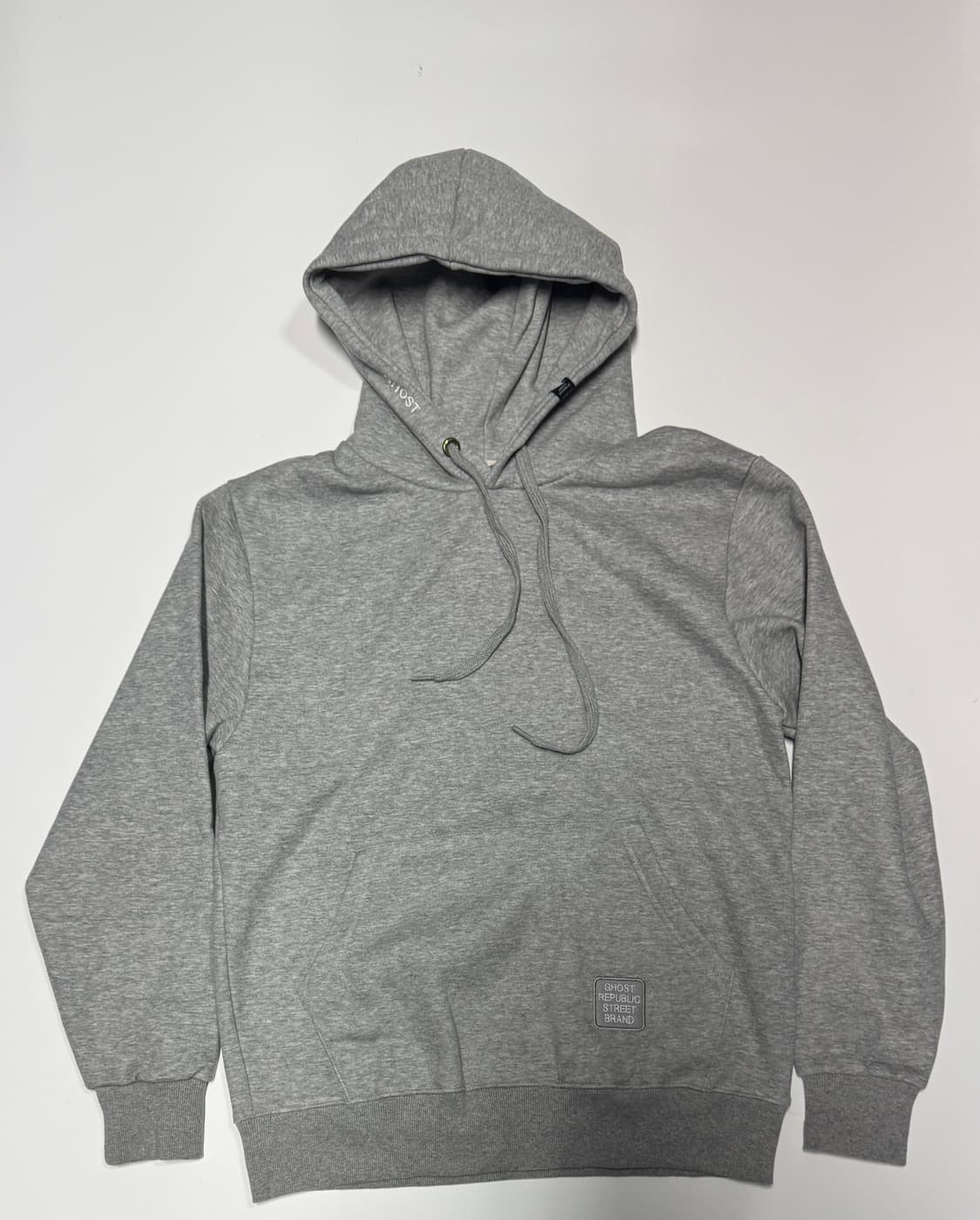 고스트리퍼블릭 미니멀 기모 후드티 L 상품이미지1