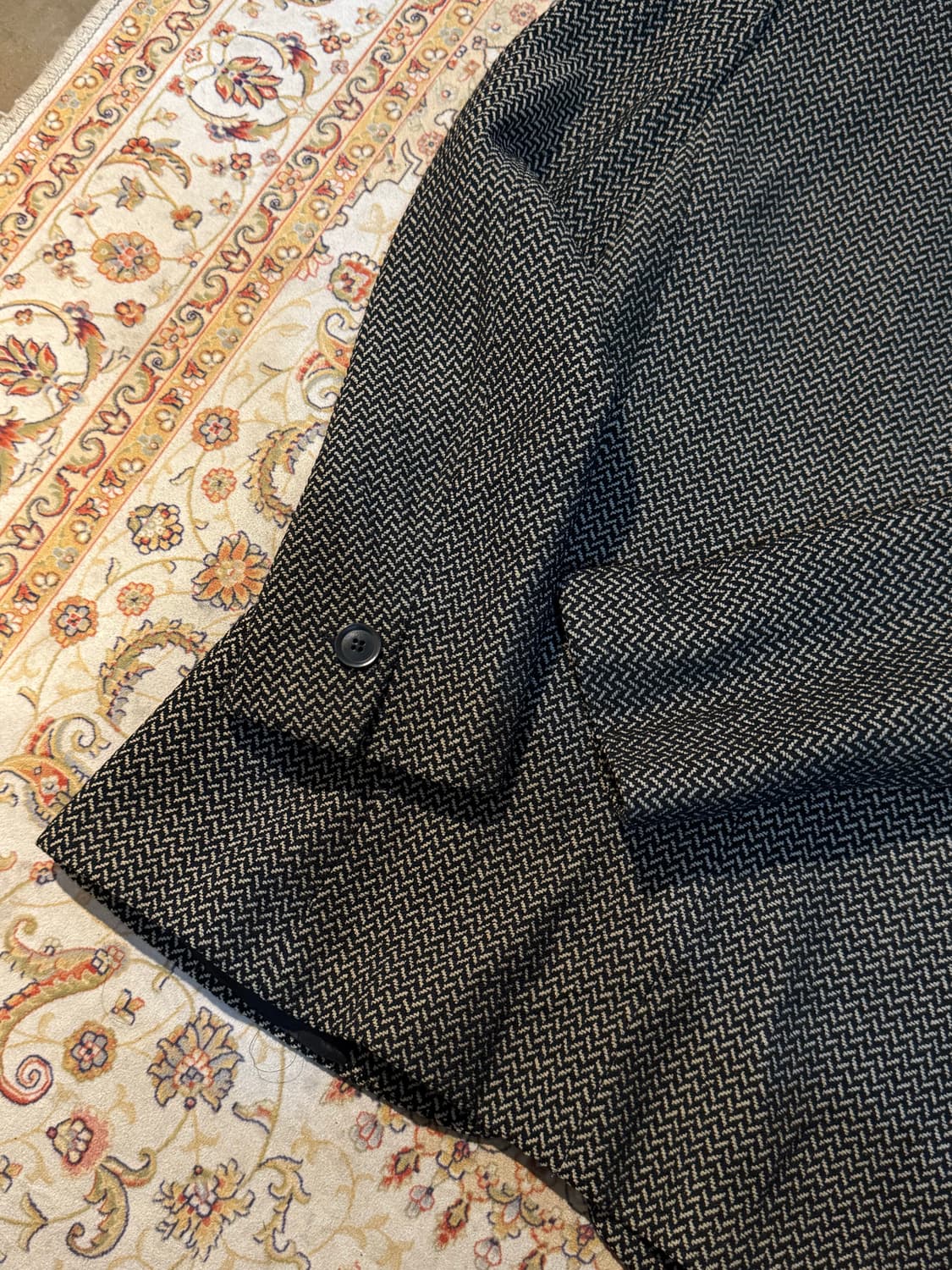 Max Mara 헤링본 싱글 블레이저 자켓 (55) 상품이미지7