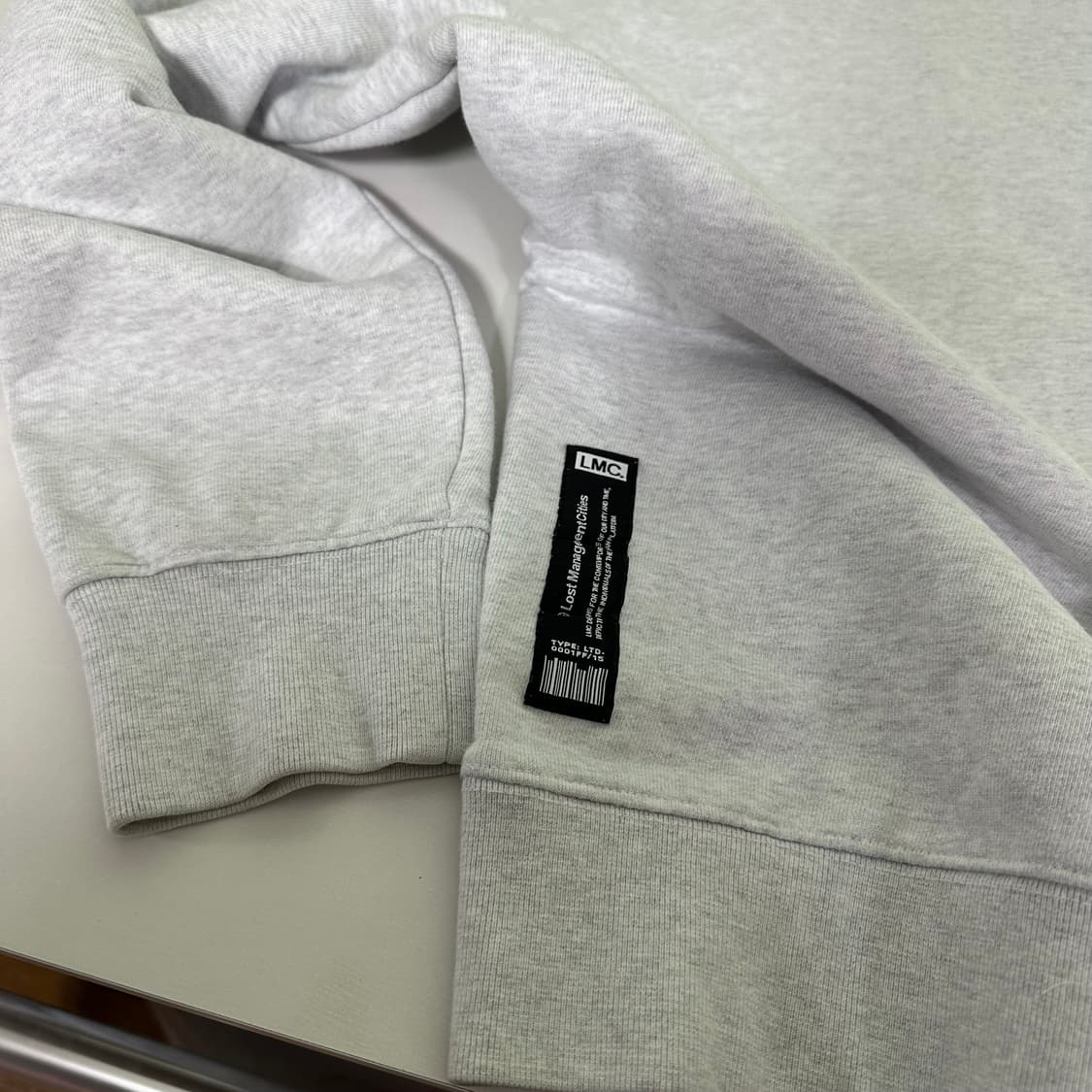 M LMC 엘앰씨 멜란지그레이 자수로고 스웻셔츠 맨투맨 상품이미지6