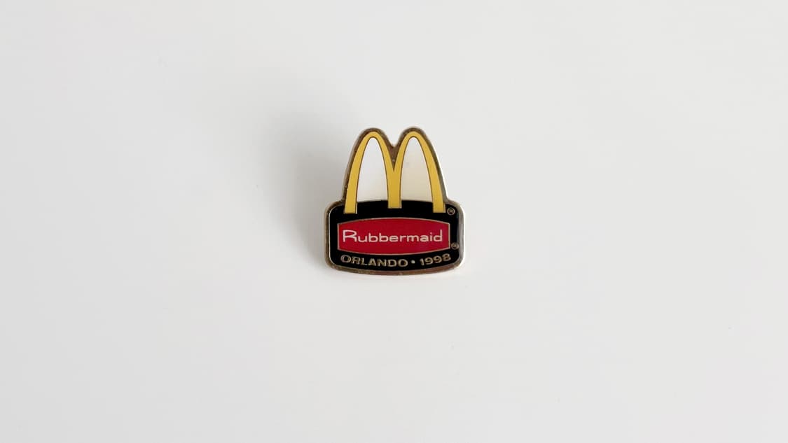 맥도날드 빈티지 크루 핀뱃지 라펠핀 ‘Rubbermaid’ 상품이미지4