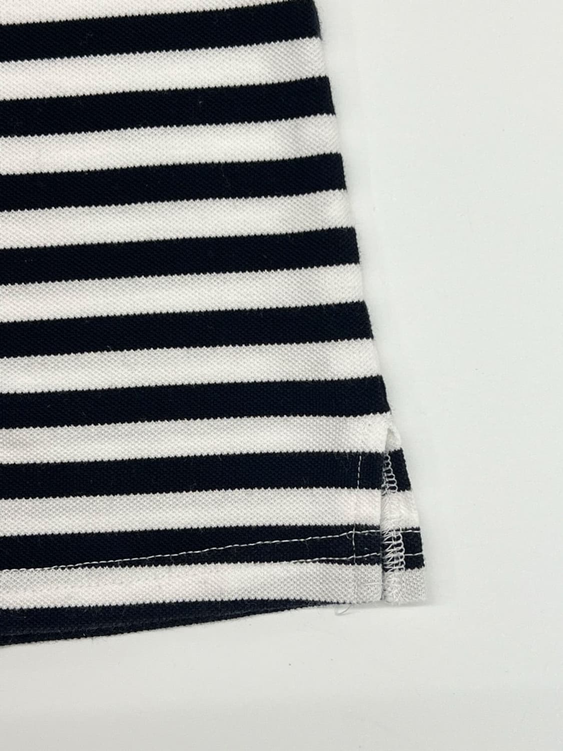 courreges / 꾸레쥬 블랙 스트라이프 반팔 티셔츠  상품이미지4