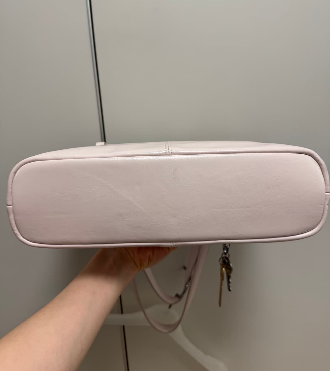 오소이 숄더 브로클 미니 백 핑크 상품이미지7