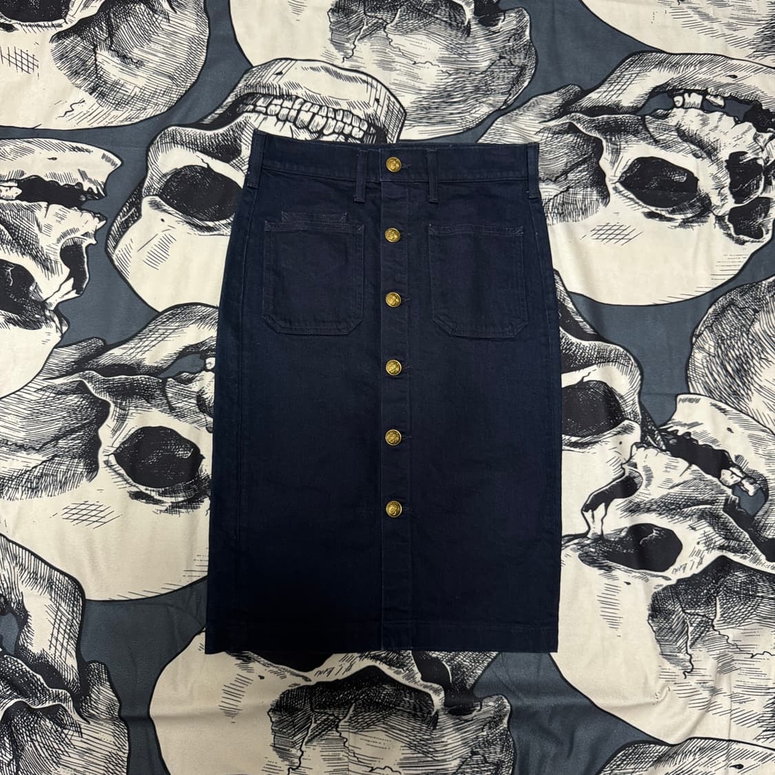 폴로랄프로렌 데님 미디스커트 0사이즈 여성 44~55사이즈  상품이미지1