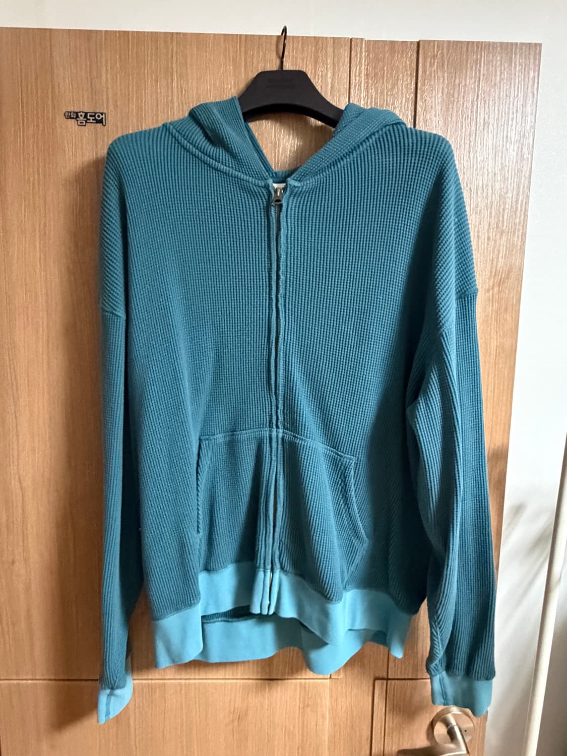 [XL] 카키스 와플 풀 집 후디 틸 상품이미지2