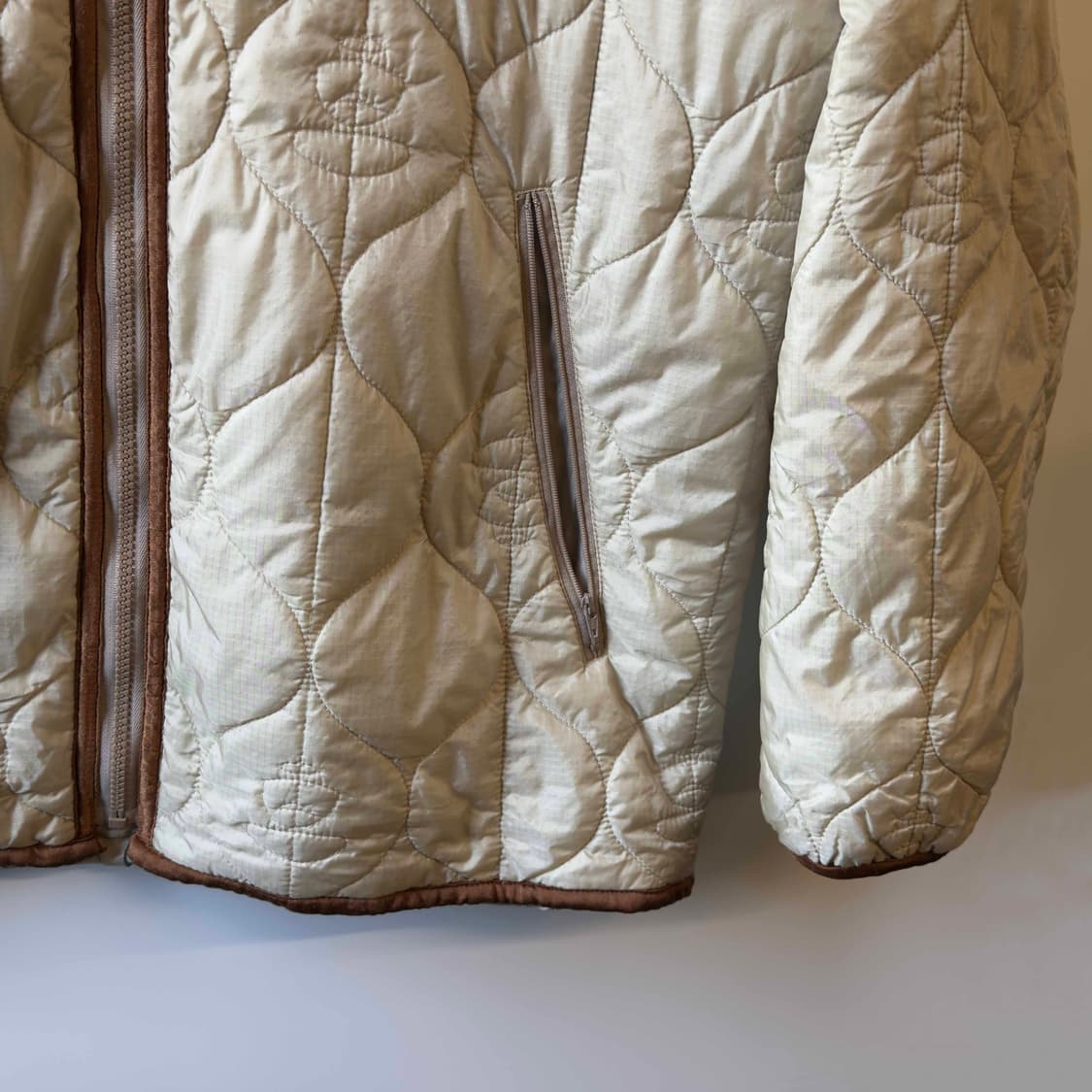 90s 베이프 사루 스티치 퀄팅 자켓 상품이미지3