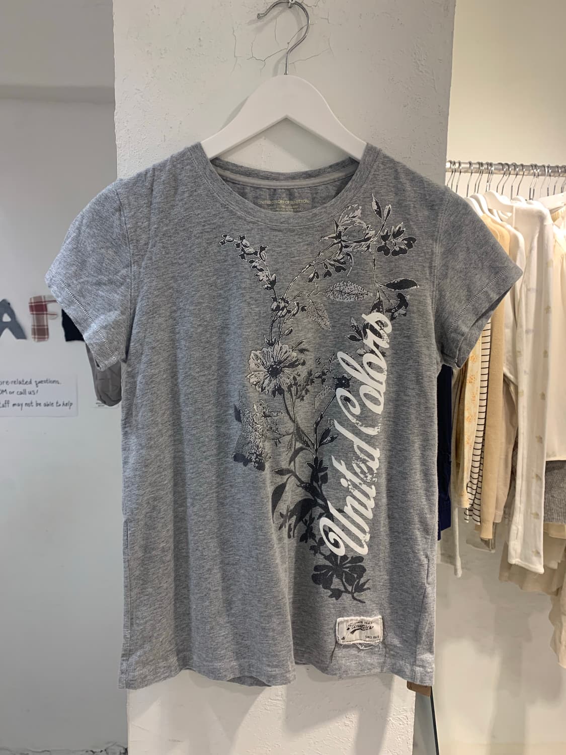 Benetton flower printing T 상품이미지2