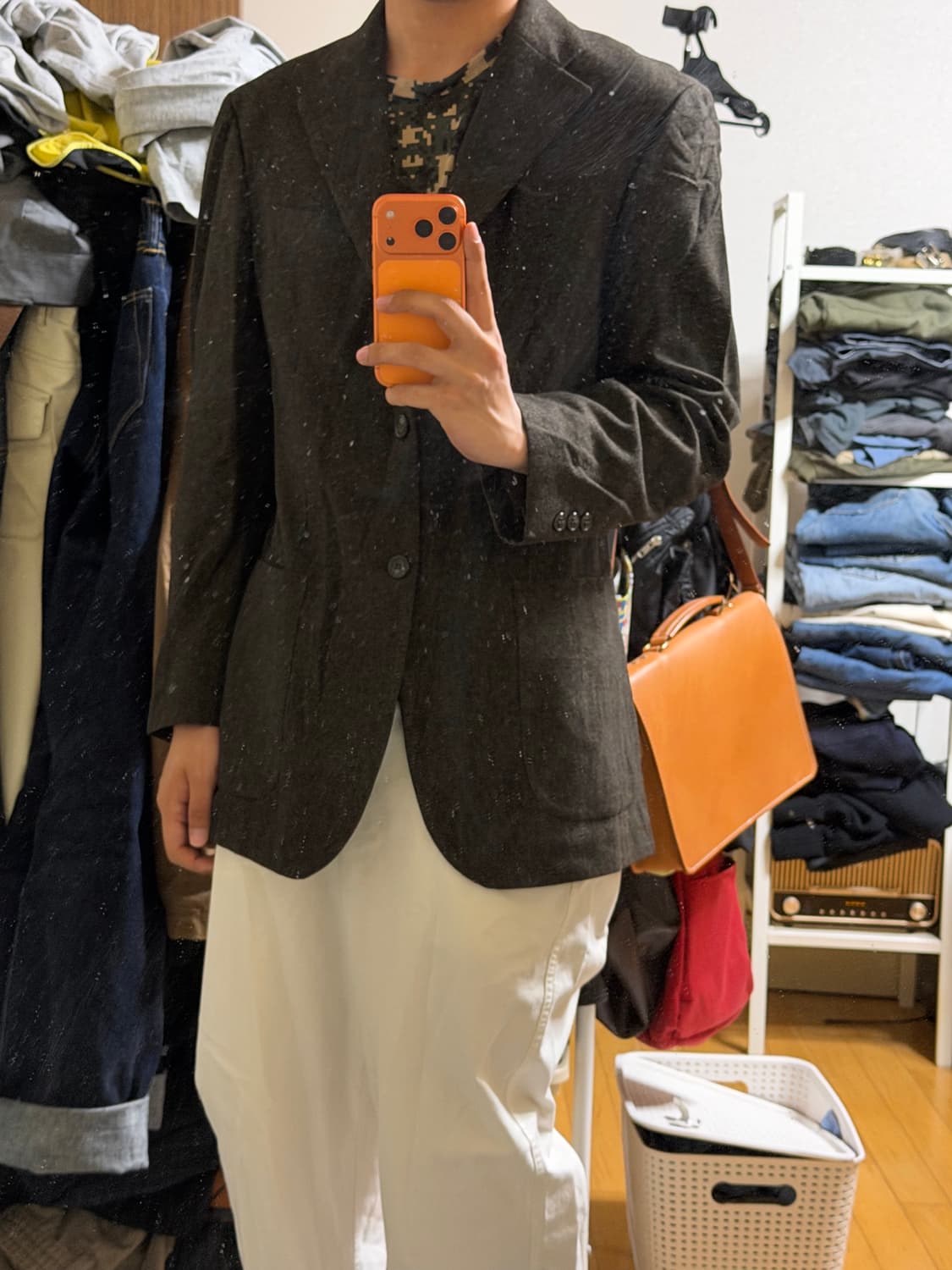 LANVIN 랑방 올리브 울 블레이저 상품이미지3
