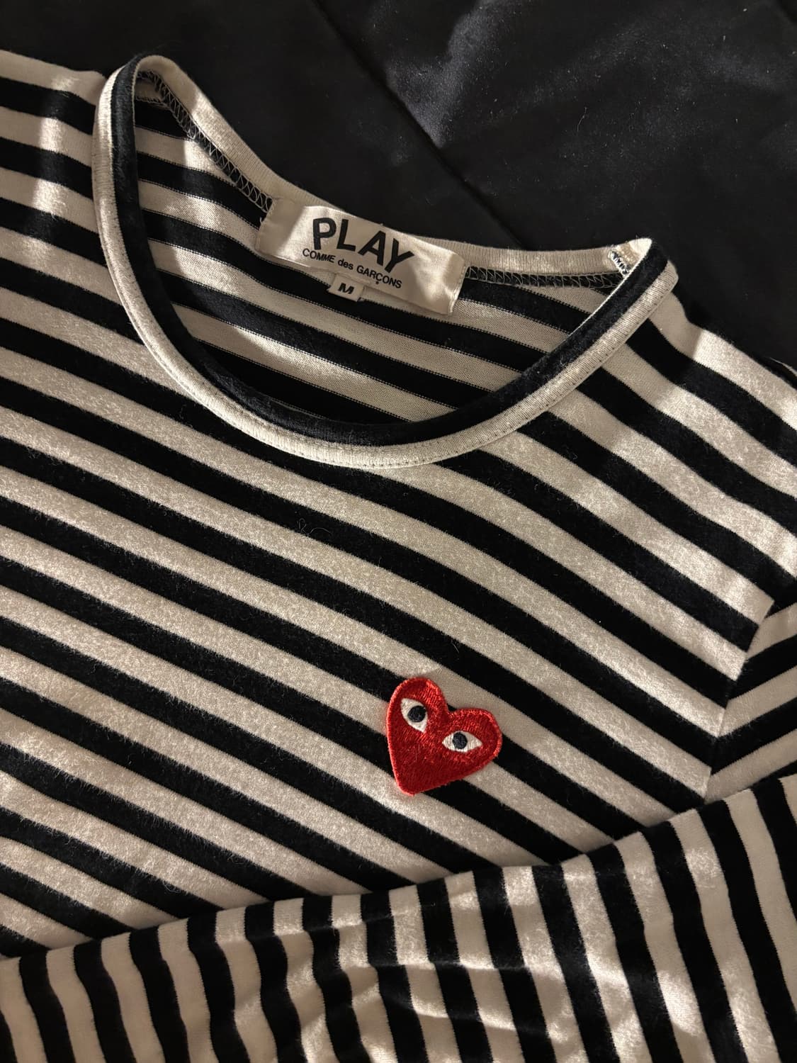 꼼데가르송 스트라이프 롱슬리브 상품이미지1